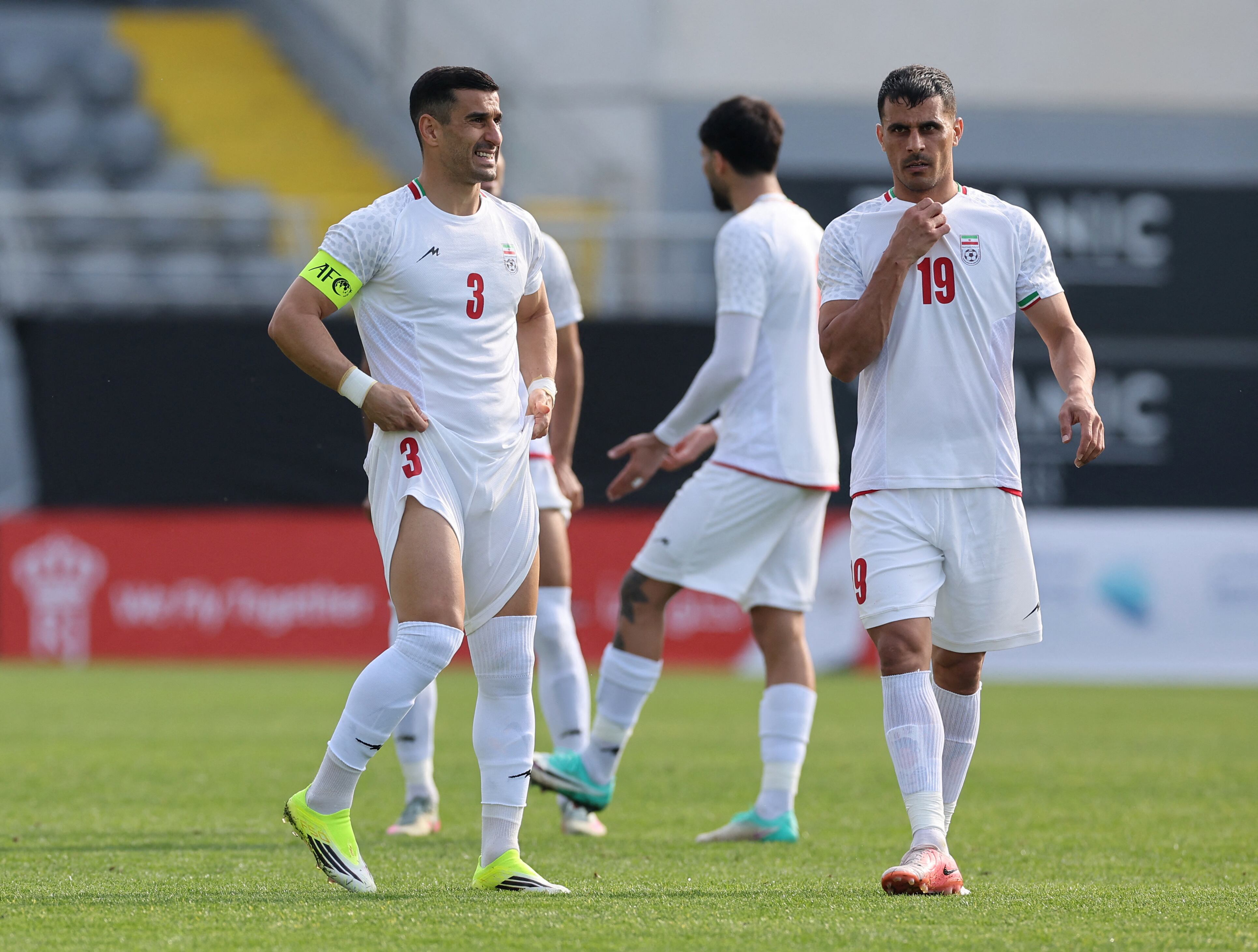 La camiseta que usará Irán en el Mundial (REUTERS/Umit Bektas)