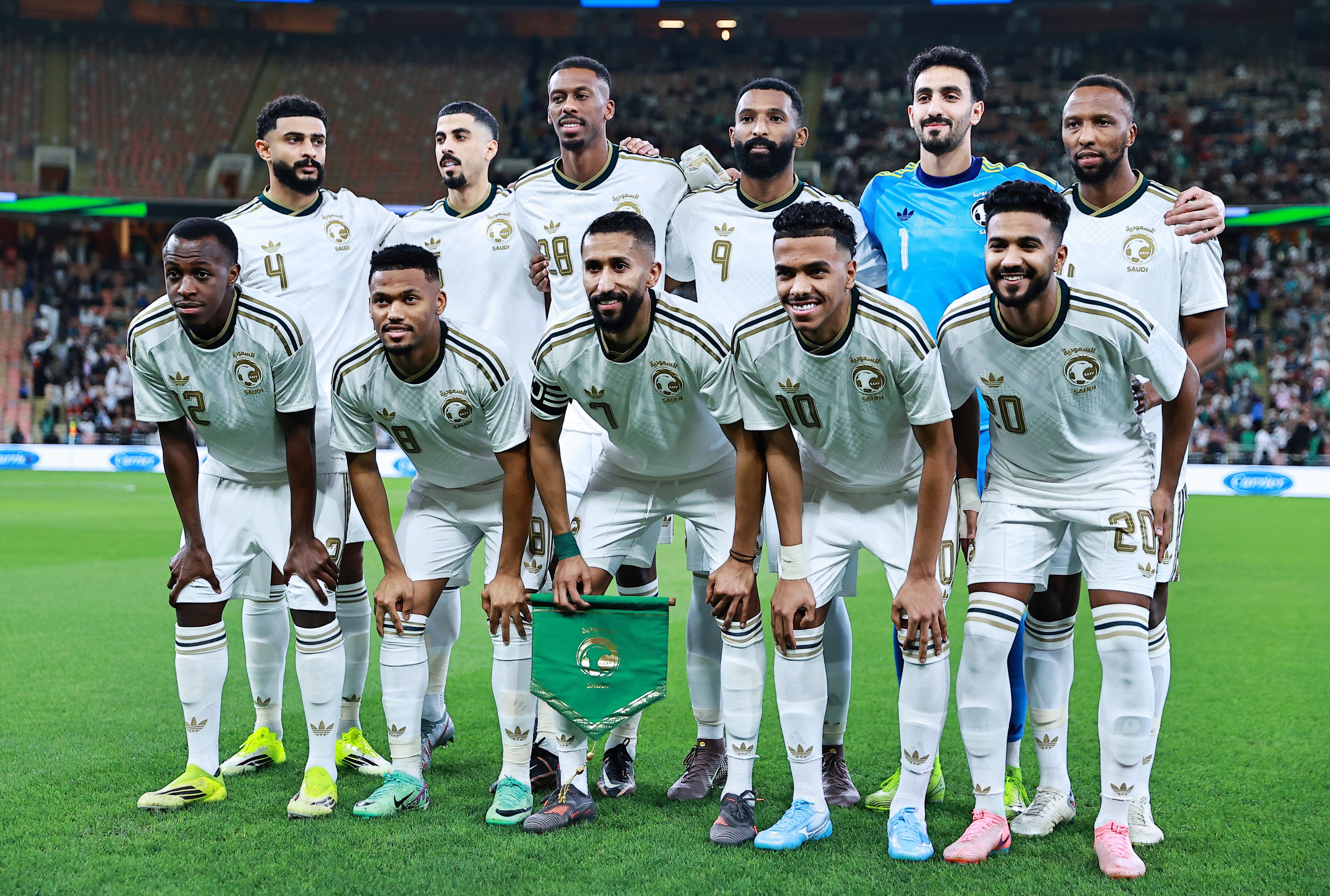 La remera suplente de Arabia Saudita (REUTERS/Stringer)