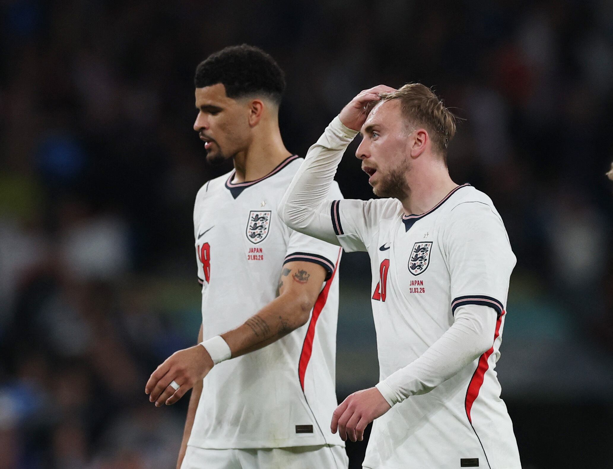 La piel titular de Inglaterra para el Mundial (Reuters/Paul Childs)