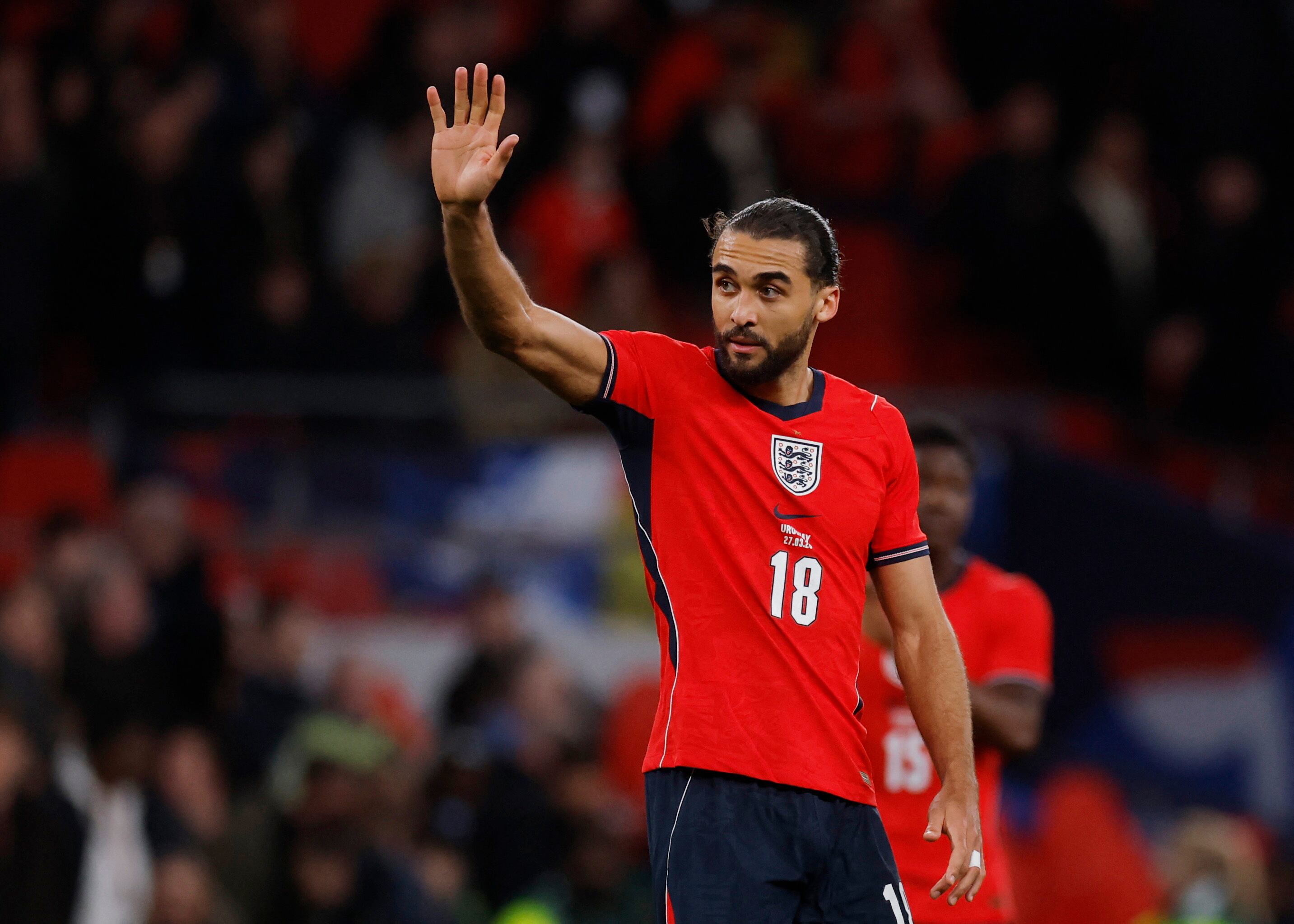 La casaca suplente de Inglaterra para la Copa del Mundo (Reuters/Andrew Couldridge)