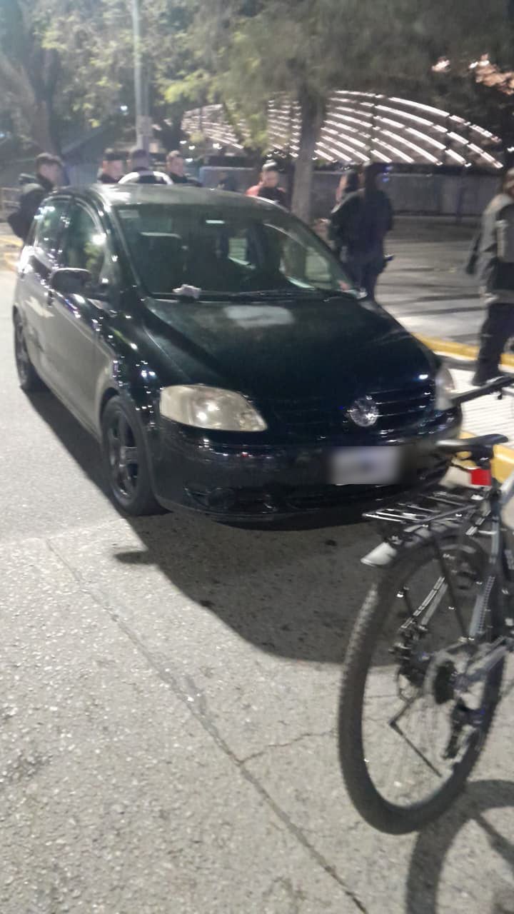 El auto del agresor