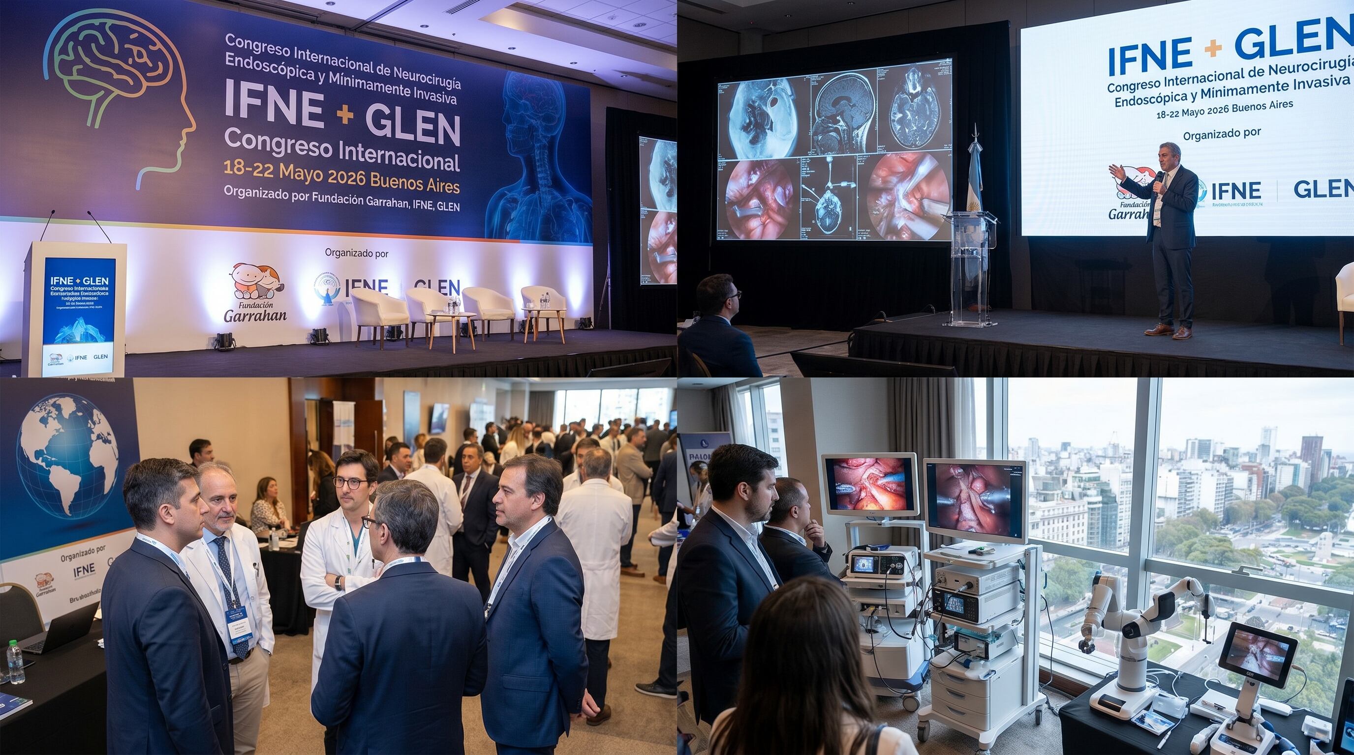 El Congreso Internacional IFNE + GLEN reúne en Buenos Aires a más de 150 expertos para debatir avances y tecnologías en neurocirugía endoscópica y mínimamente invasiva, consolidando a la ciudad como referente médico global. (Imagen Ilustrativa Infobae)