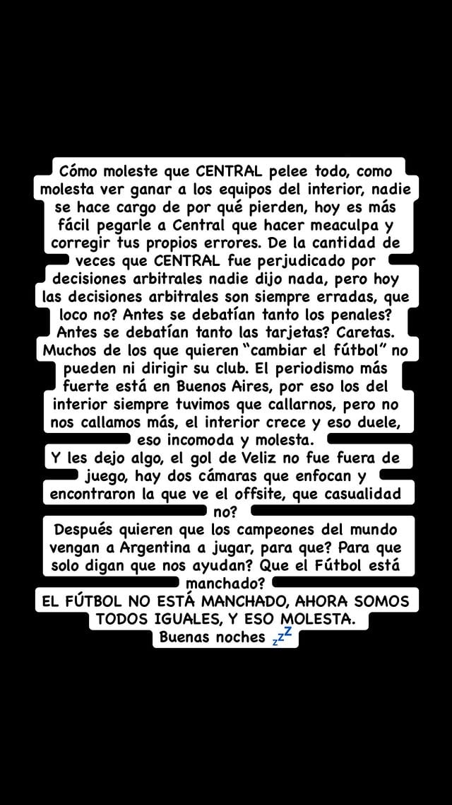 El durísimo posteo de Ángel Di María por las críticas a Rosario Central