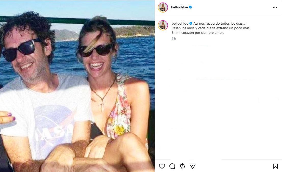 Chloe Bello y el recuerdo de Gustavo Cerati, que era su novio cuando sufrió el accidente cerebrovascular tras un concierto en Caracas, Venezuela