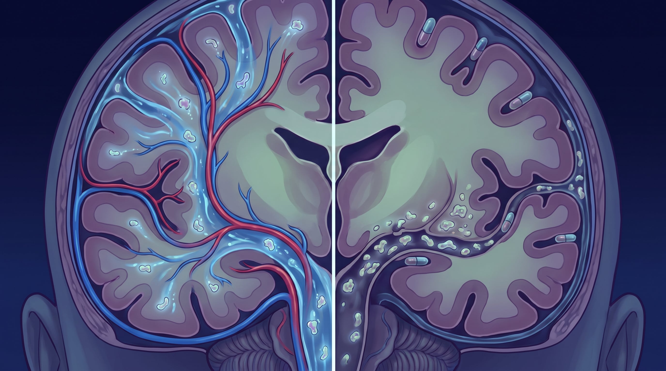 El sistema glinfático elimina desechos tóxicos del cerebro durante el sueño, crucial para prevenir enfermedades como el Alzheimer (Imagen Ilustrativa Infobae)