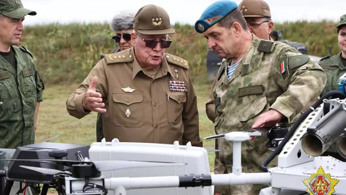 La dictadura cubana fortaleció su arsenal de drones militares en los últimos años (Ministerio de Defensa de Bielorrusia)