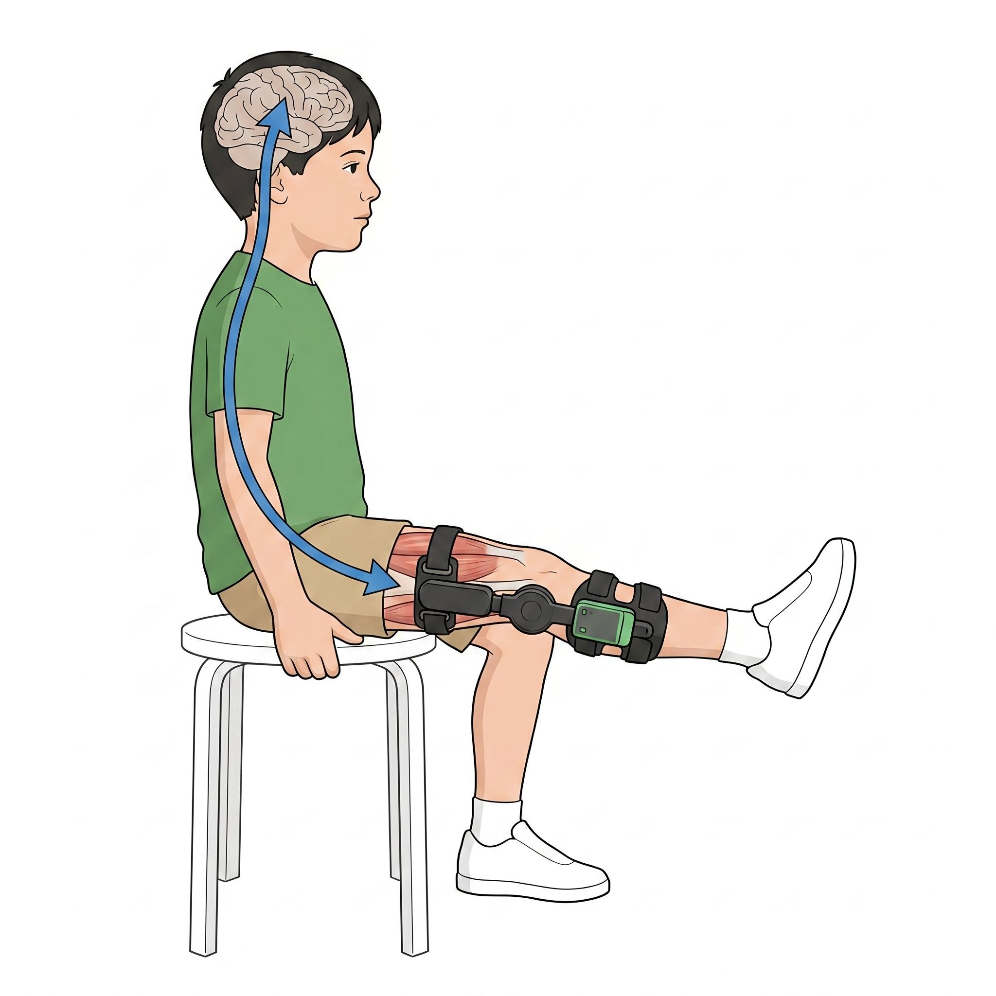 El robot, liviano y fácil de usar en casa, permite extensiones de rodilla con resistencia personalizada sin necesidad de asistencia médica (Imagen Ilustrativa Infobae)