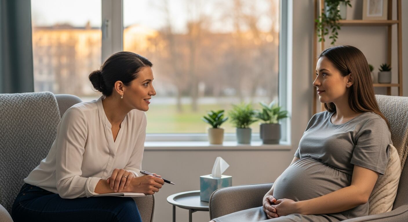 La depresión perinatal puede comenzar durante el embarazo, no solo tras el nacimiento del bebé (Imagen Ilustrativa Infobae)