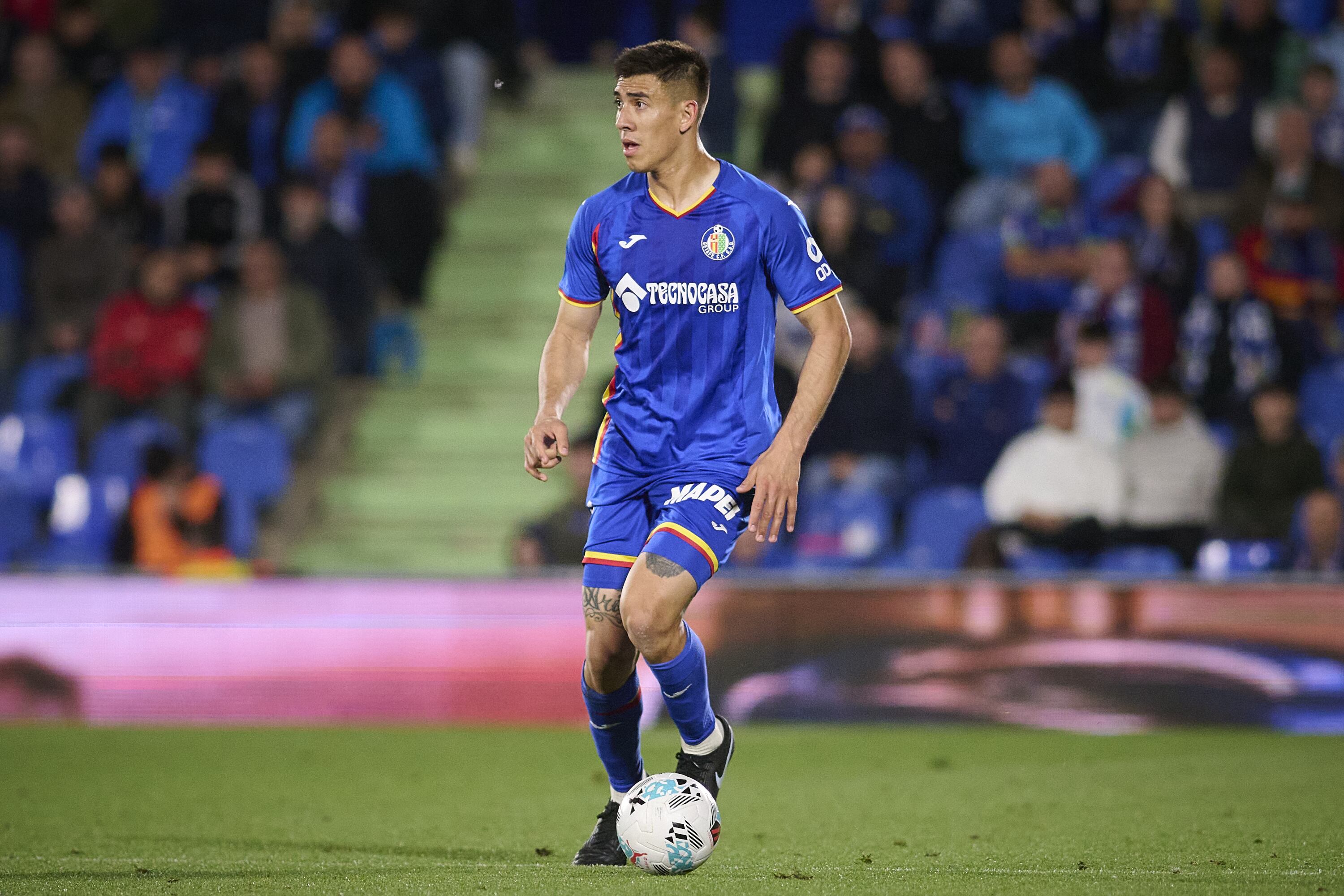 Zaid Romero integró el once inicial con el Getafe y se posicionó en zona de clasificación europea (ALTERPHOTOS/Ropero)
