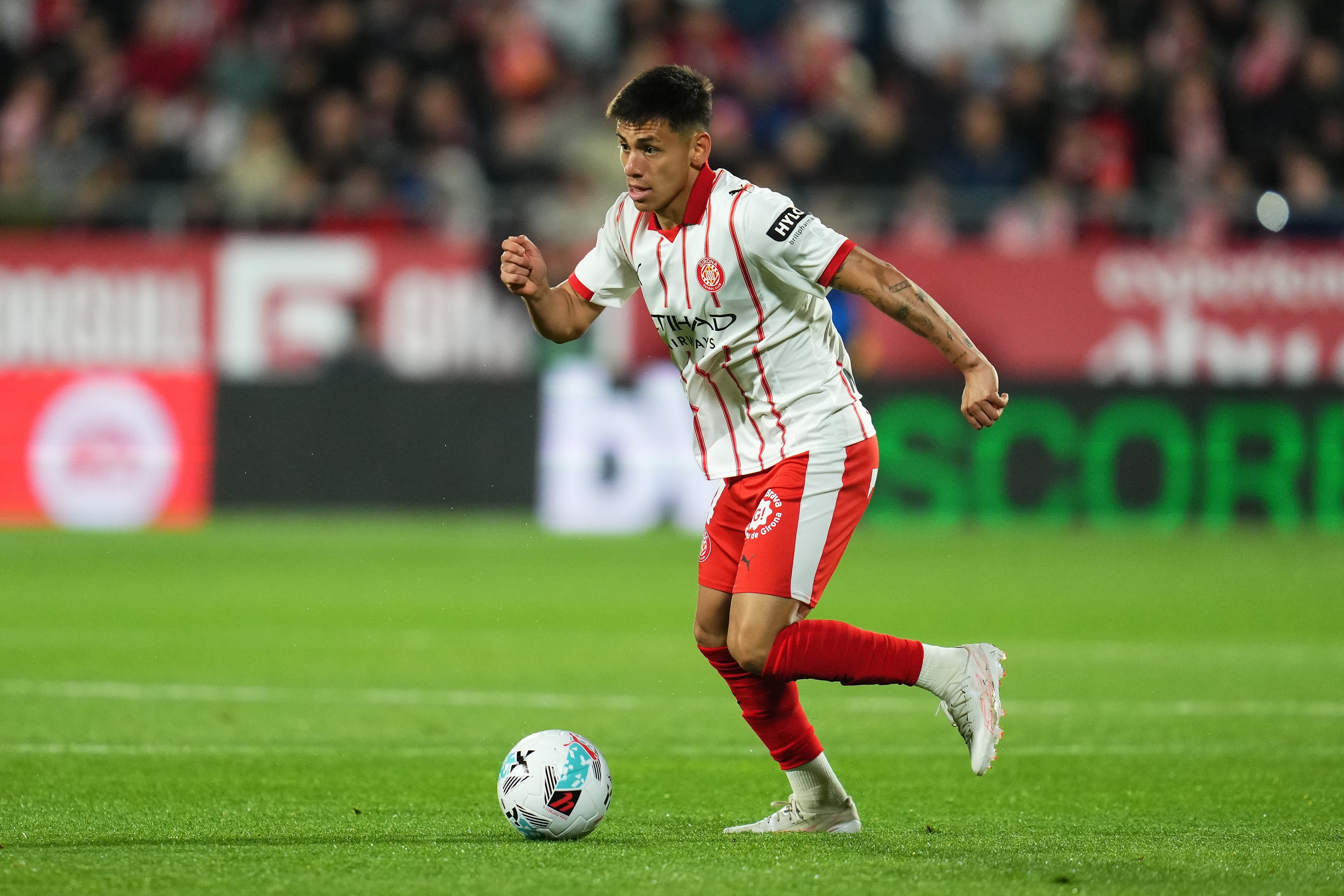 El Girona en el que milita Claudio Echeverri no pudo sostener la categoría (Photo by Bagu Blanco / PRESSINPHOTO)