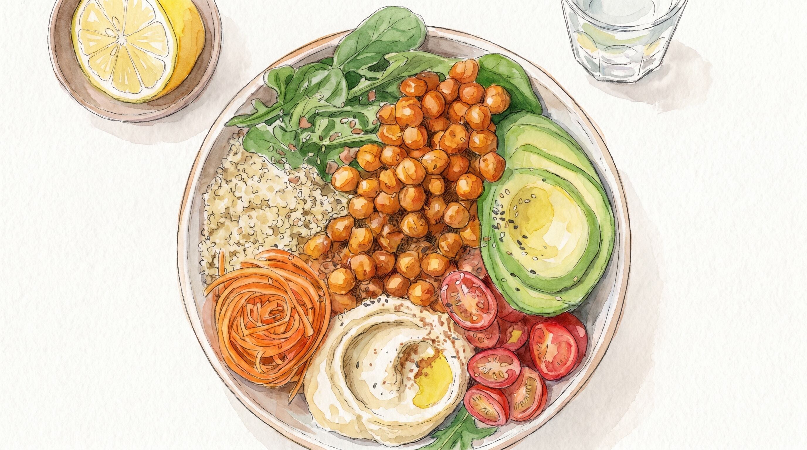La correcta combinación de alimentos vegetales y fuentes de vitamina C favorece la absorción de hierro en la dieta vegetariana. (Imagen Ilustrativa Infobae)