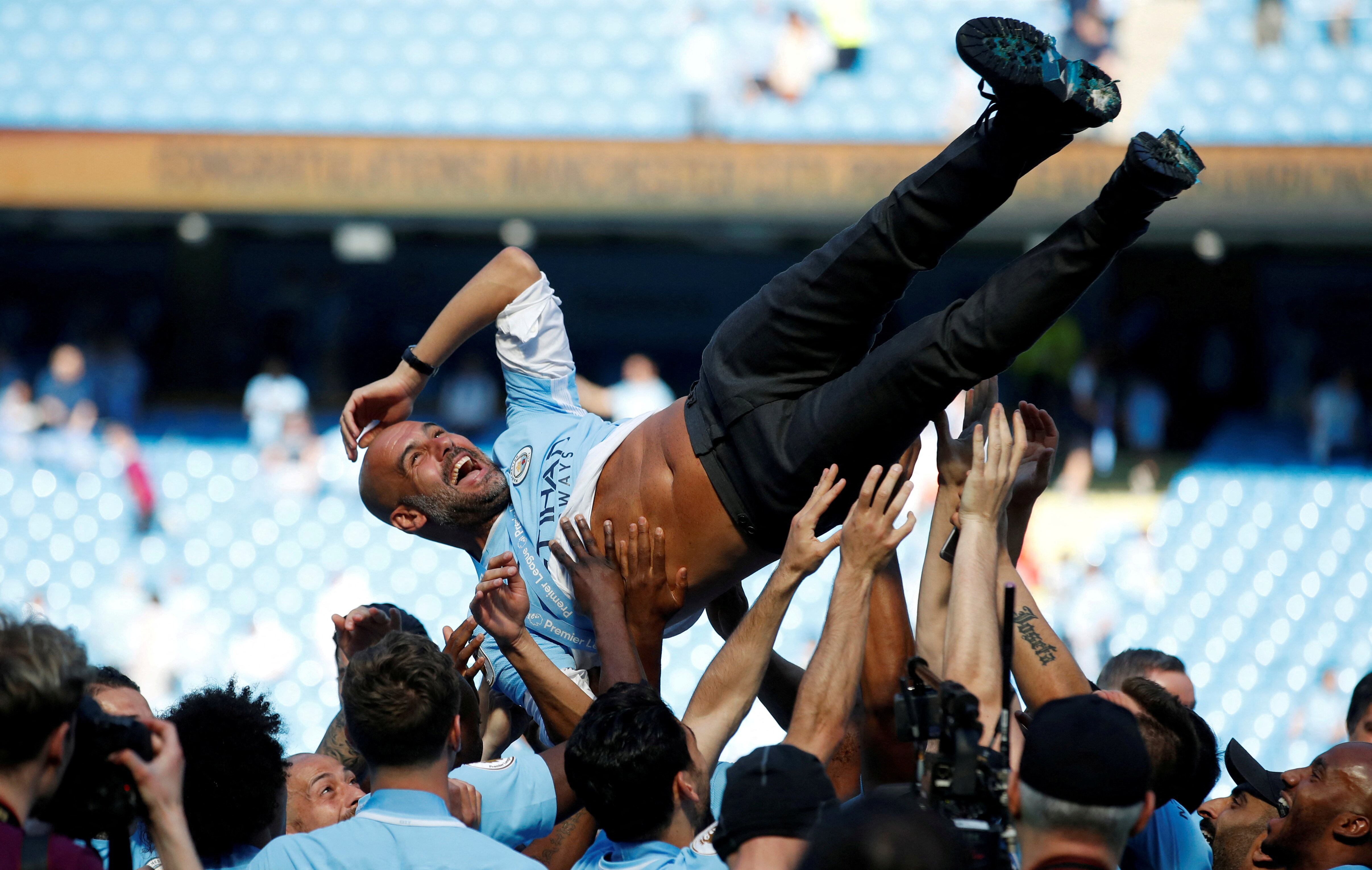 Luego de la despedida de Guardiola tras 10 años en el club inglés se abre el abanico sobre su próximo paso como entrenador (Reuters/Carl Recine/File Photo)