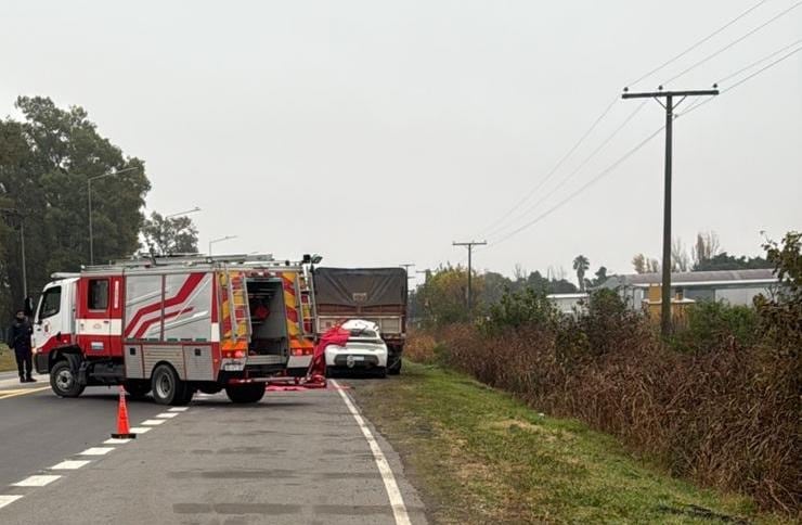 El impacto fatal ocurrió cerca de la localidad de Ticino y la víctima fue el conductor de un Peugeot 208