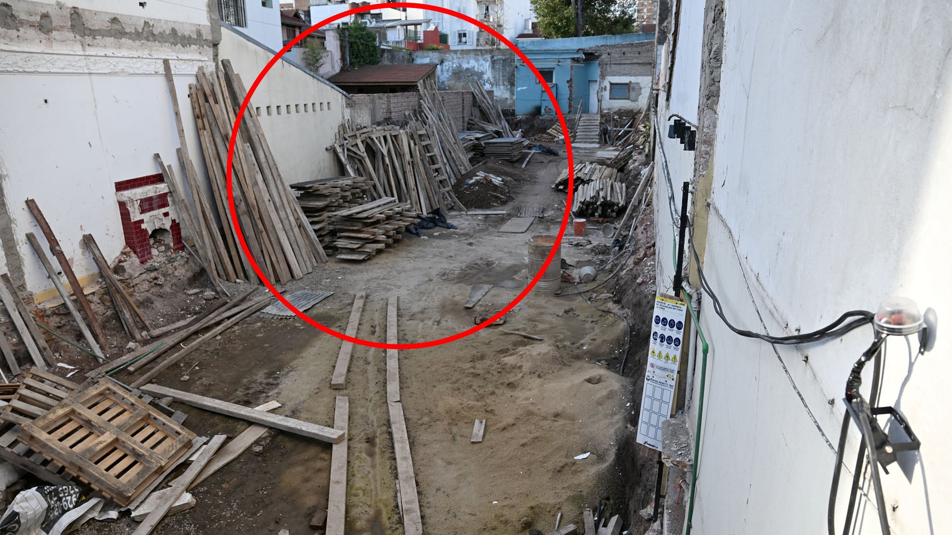 El lugar donde fueron hallados los restos del adolescente (Maximiliano Luna)