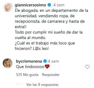 Ser parte del decorado móvil en Casi Ángeles le dio a Gianni Cersósimo la oportunidad de cumplir su objetivo de conocer más de 80 países