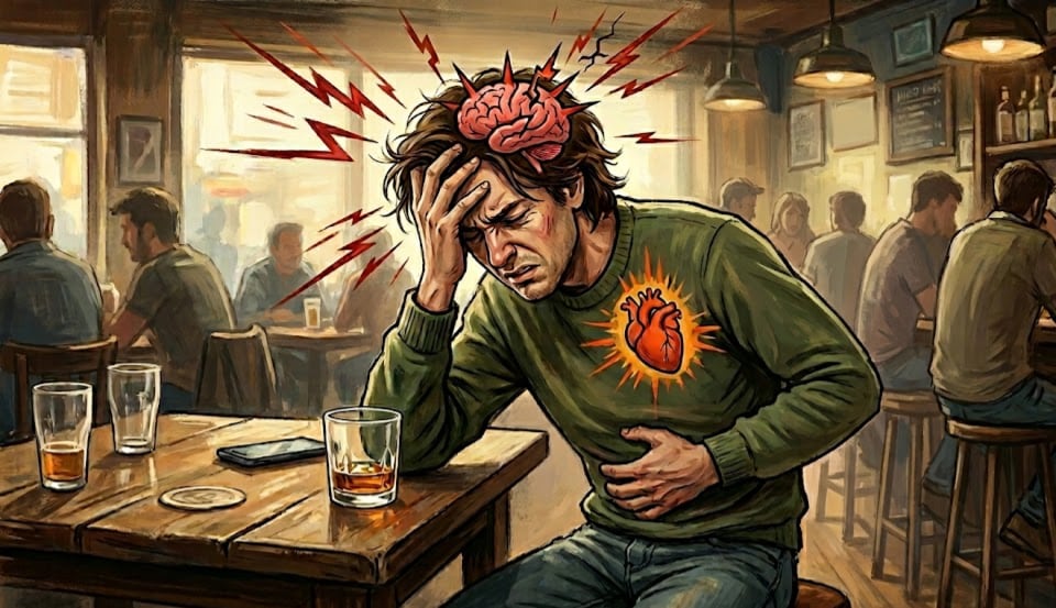 El consumo de alcohol está relacionado con más de 60 enfermedades, según advierte la Organización Mundial de la Salud (Imagen Ilustrativa Infobae)