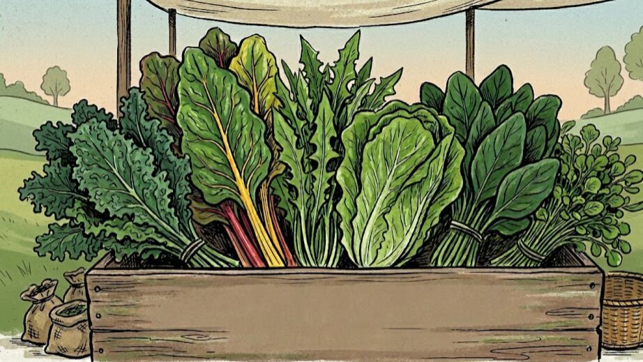 Las verduras de hoja verde ayudan a reducir la presión arterial y ofrecen beneficios cardiovasculares destacados, según estudios científicos (Imagen Ilustrativa Infobae)