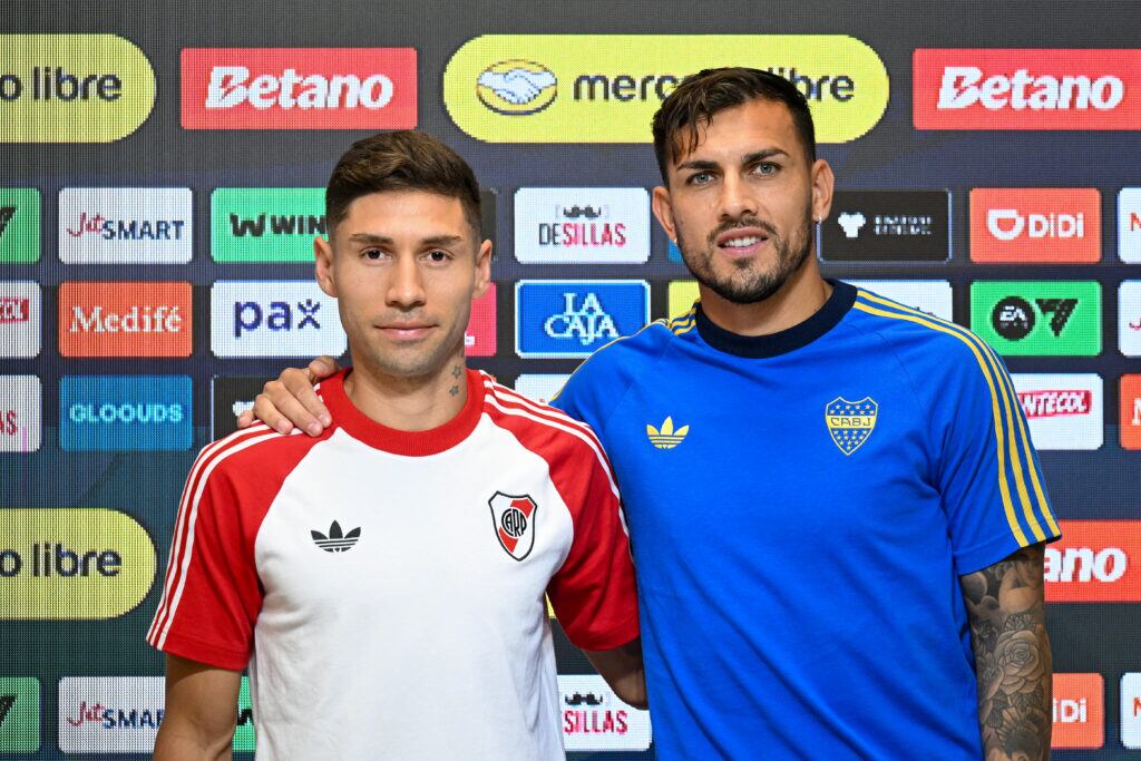 Gonzalo Montiel y Leandro Paredes (LPF)