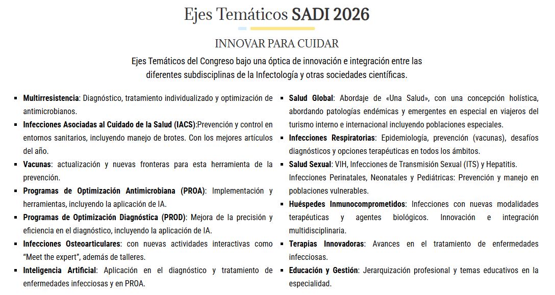 La temática del congreso 2026