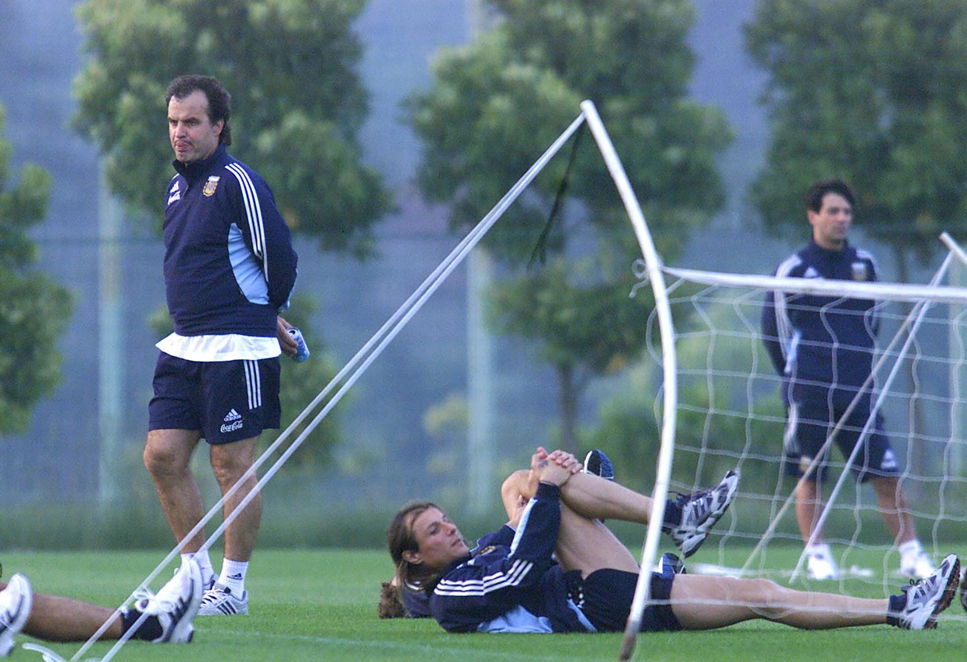 Bielsa citó a Caniggia para Corea-Japón 2002, pero se lesionó y no llegó a jugar