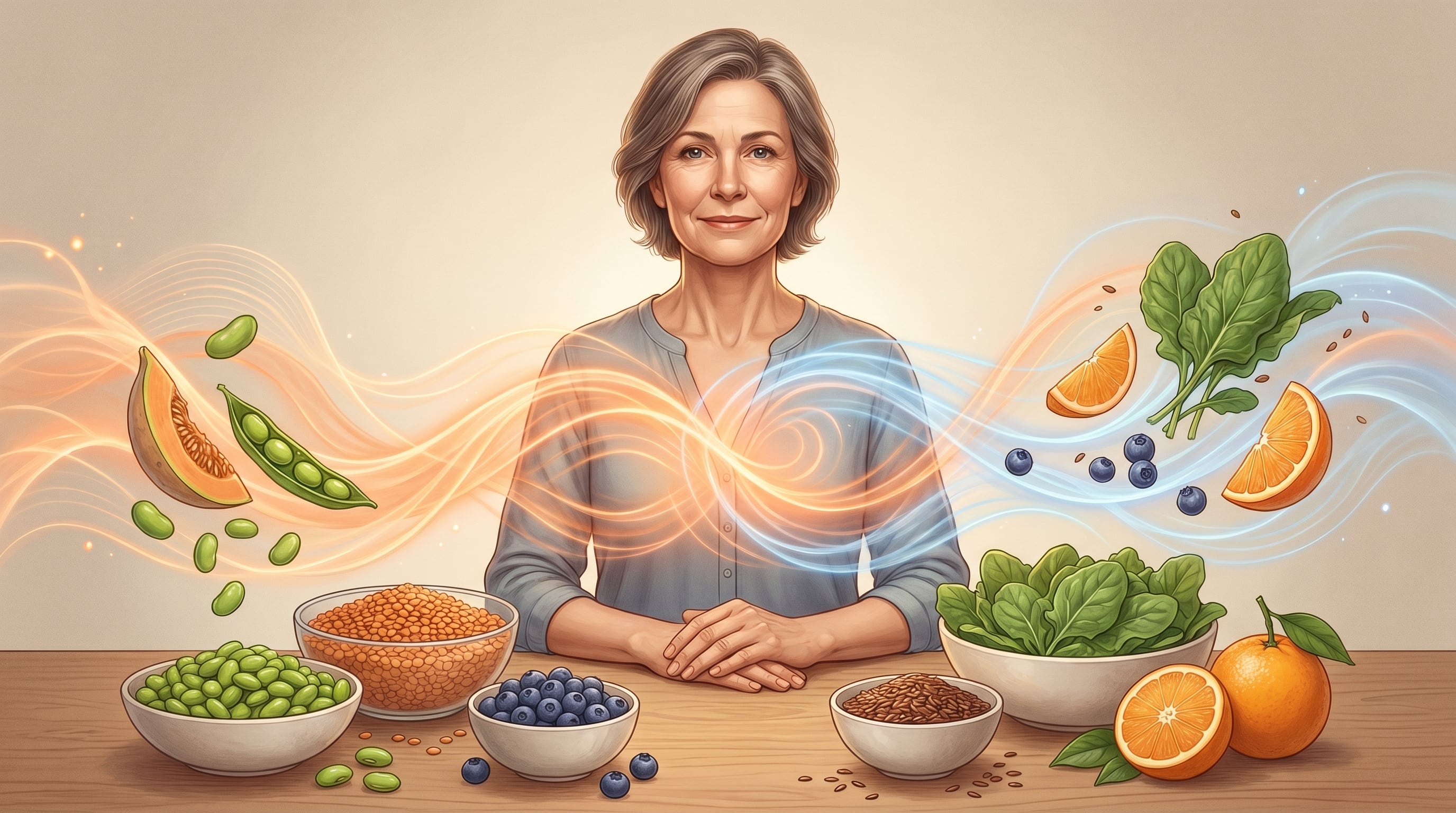 Existen alternativas a la terapia hormonal, como una alimentación equilibrada, soja natural y suplementos como cohosh negro, que ayudan a mitigar síntomas sin aumentar riesgos oncológicos (Imagen Ilustrativa Infobae)