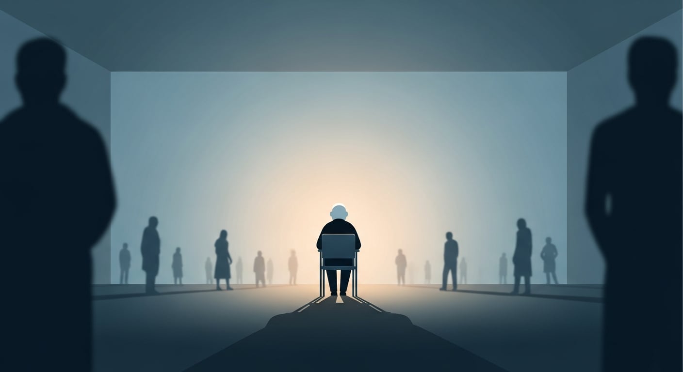 Especialistas advierten que la soledad crónica eleva el cortisol y potencia enfermedades cardiovasculares, hipertensión y depresión en adultos mayores (Imagen Ilustrativa Infobae)