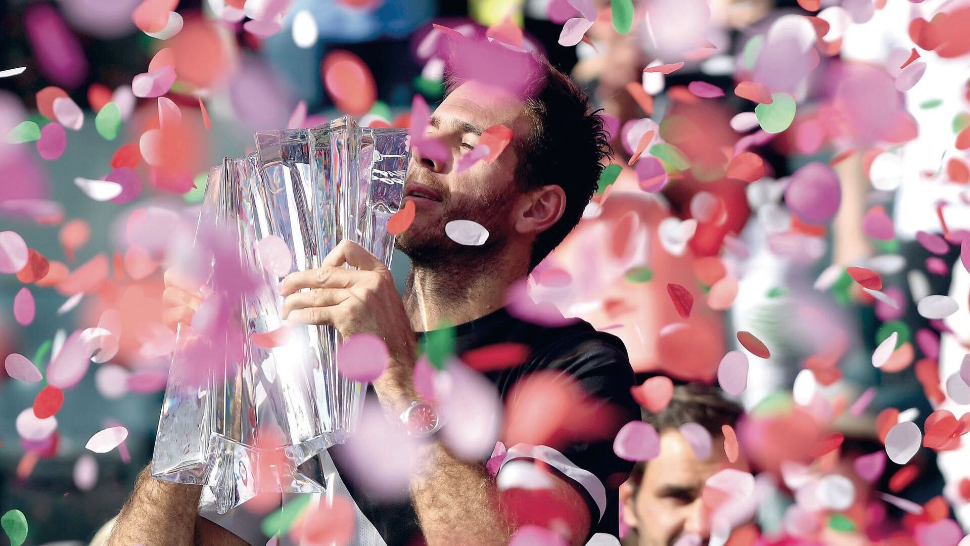 Juan Martín del Potro es el argentino con más victorias frente a números 1 del mundo: acumuló diez triunfos ante líderes del ranking ATP (Crédito: Harry How/Getty Images/AFP/AMB)