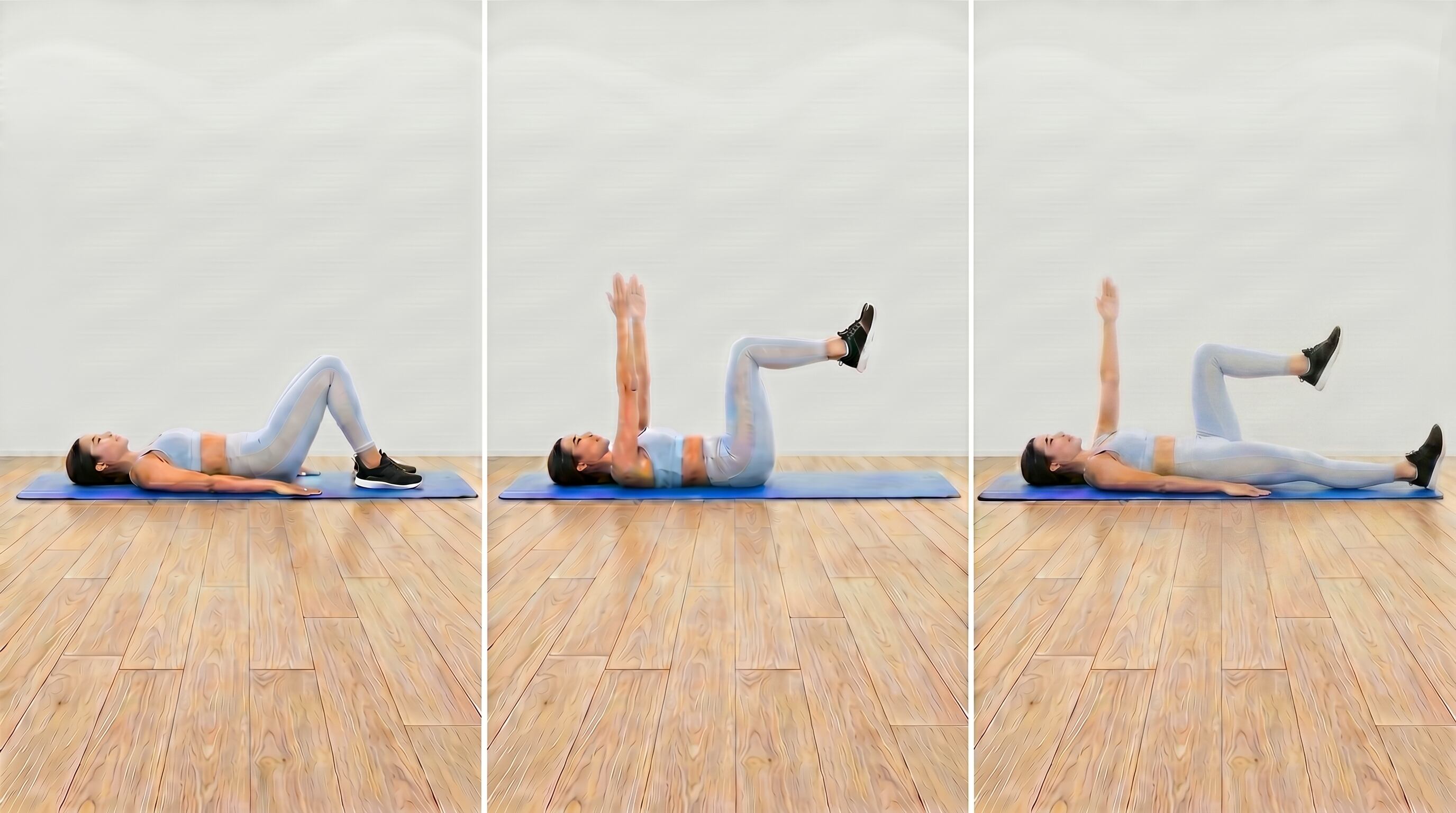 Realizar entre diez y doce repeticiones de dead bug por serie potencia fuerza, equilibrio y control postural (Imagen Ilustrativa Infobae)