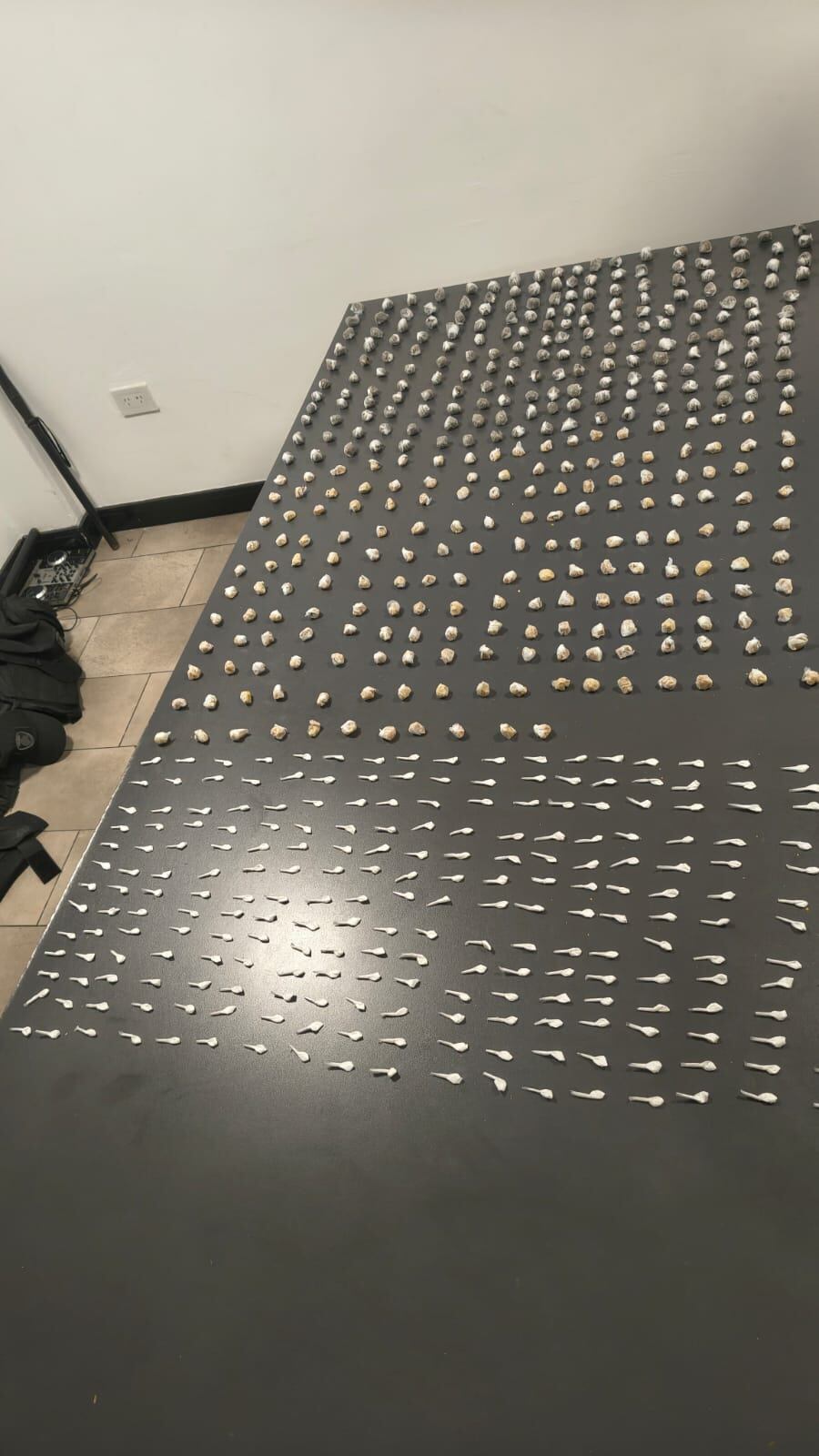 La droga secuestrada por los efectivos 