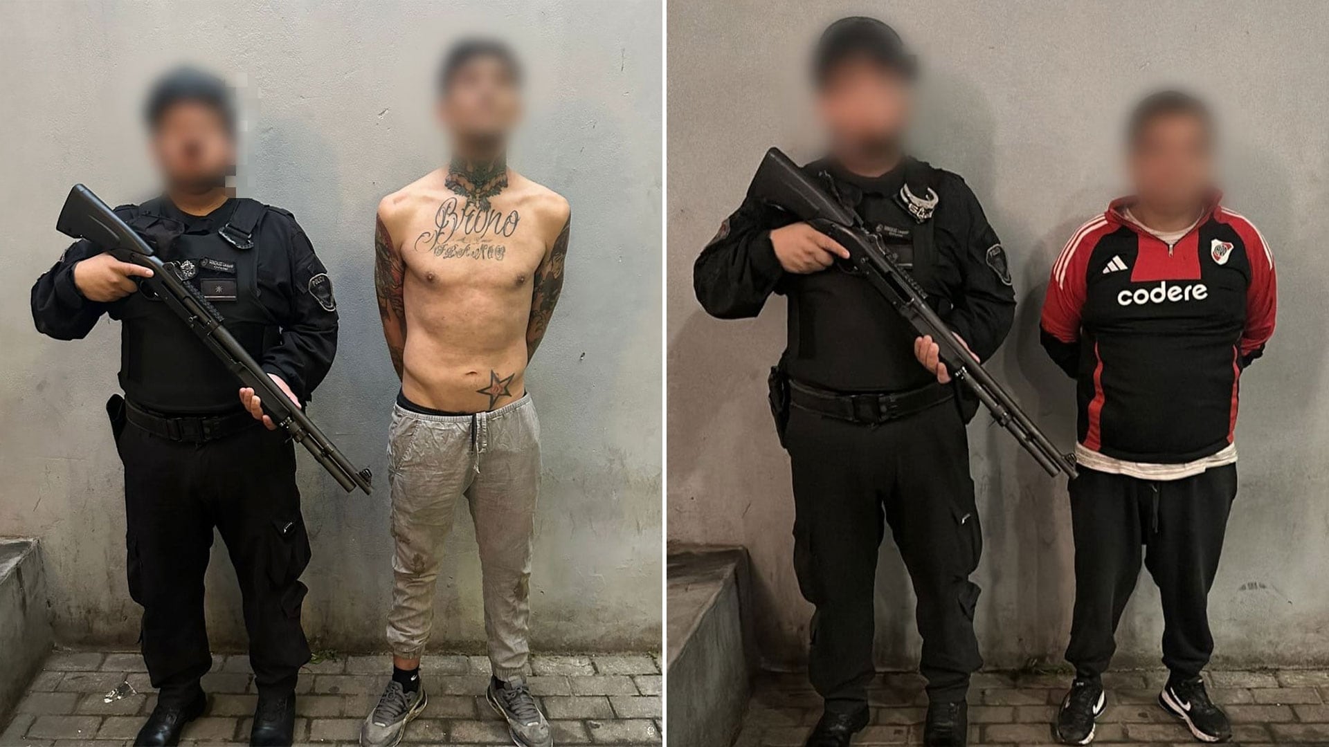Los delincuentes fueron detenidos por la Policía de la Ciudad 