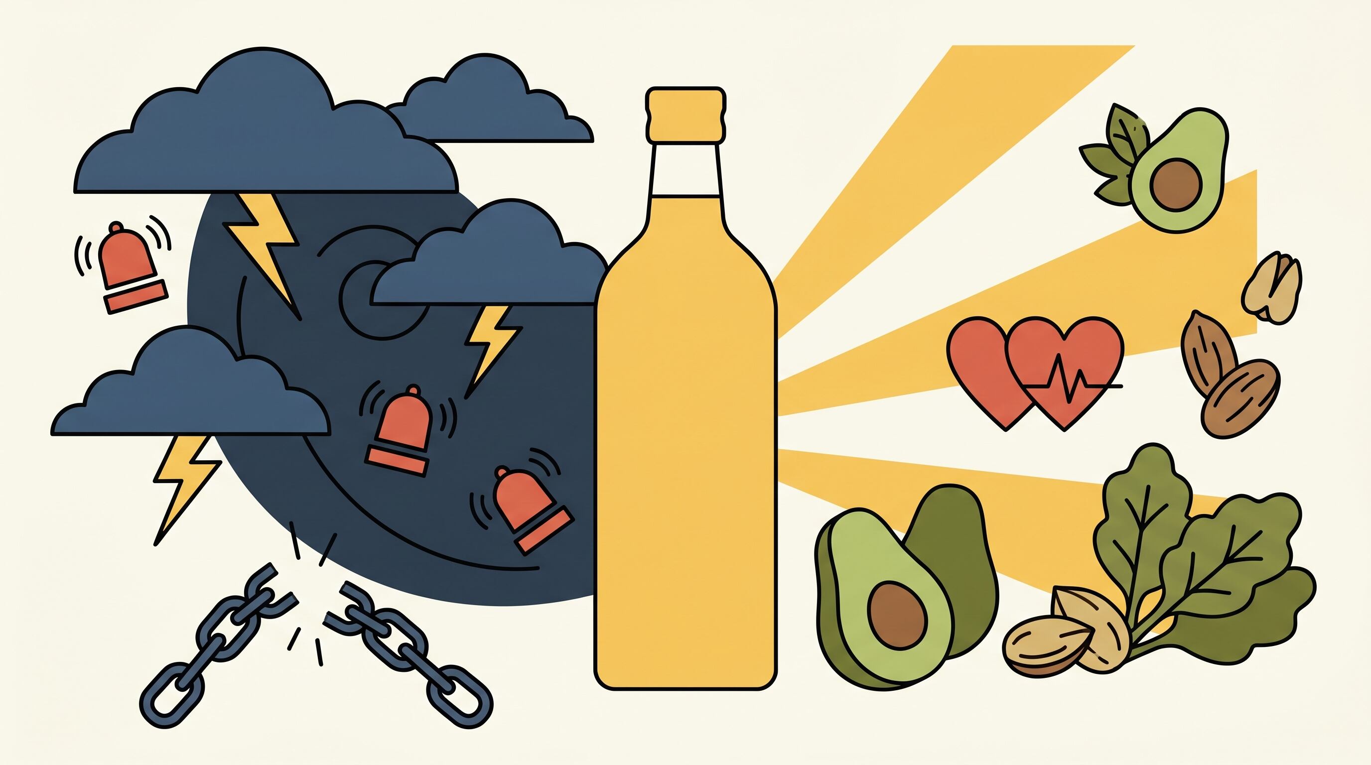 Los aceites para cocinar, tanto vegetales como animales, forman parte esencial de la alimentación mundial por sus aportes de sabor y textura (Imagen Ilustrativa Infobae)