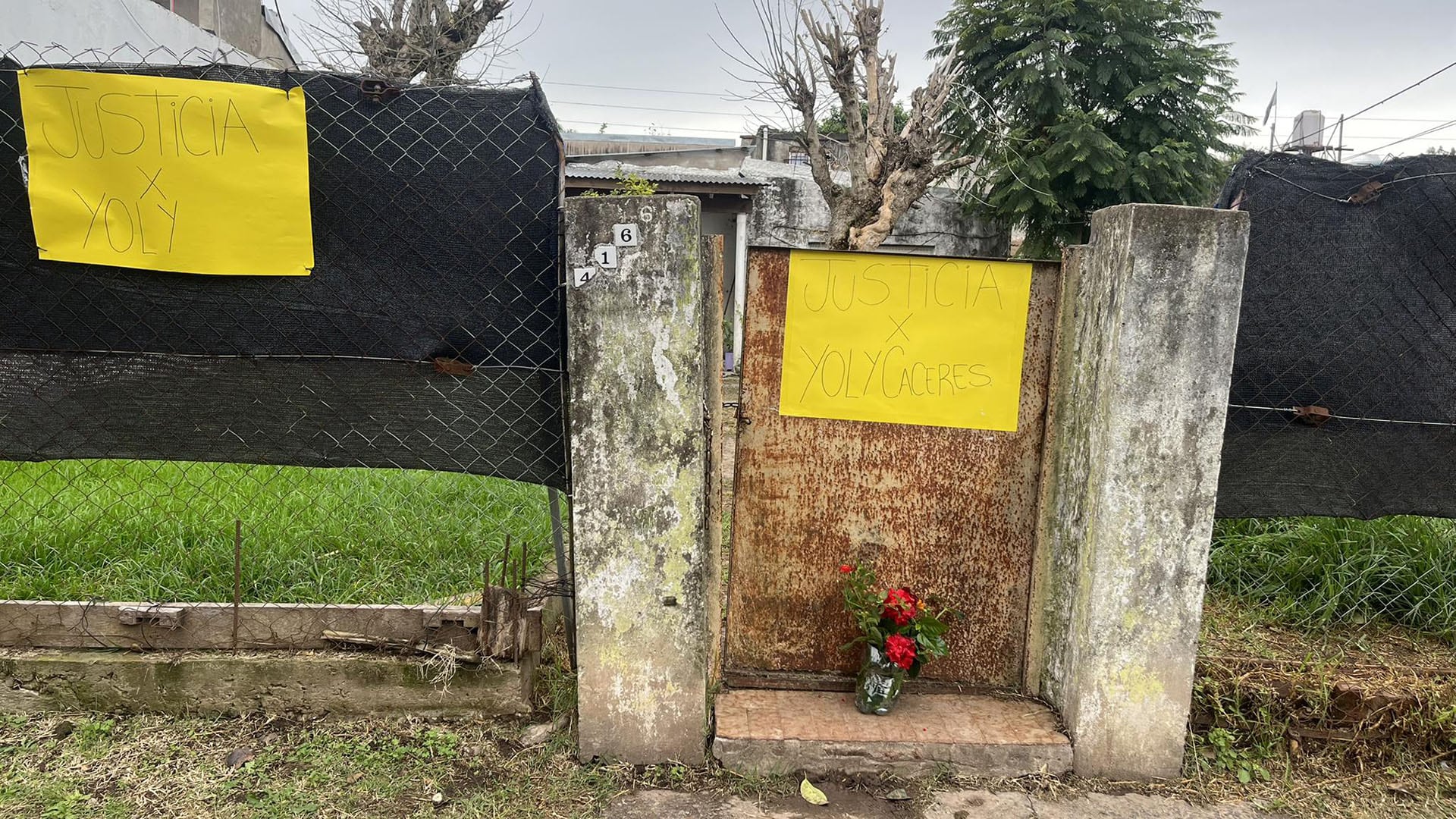 La vivienda donde ocurrieron los hechos