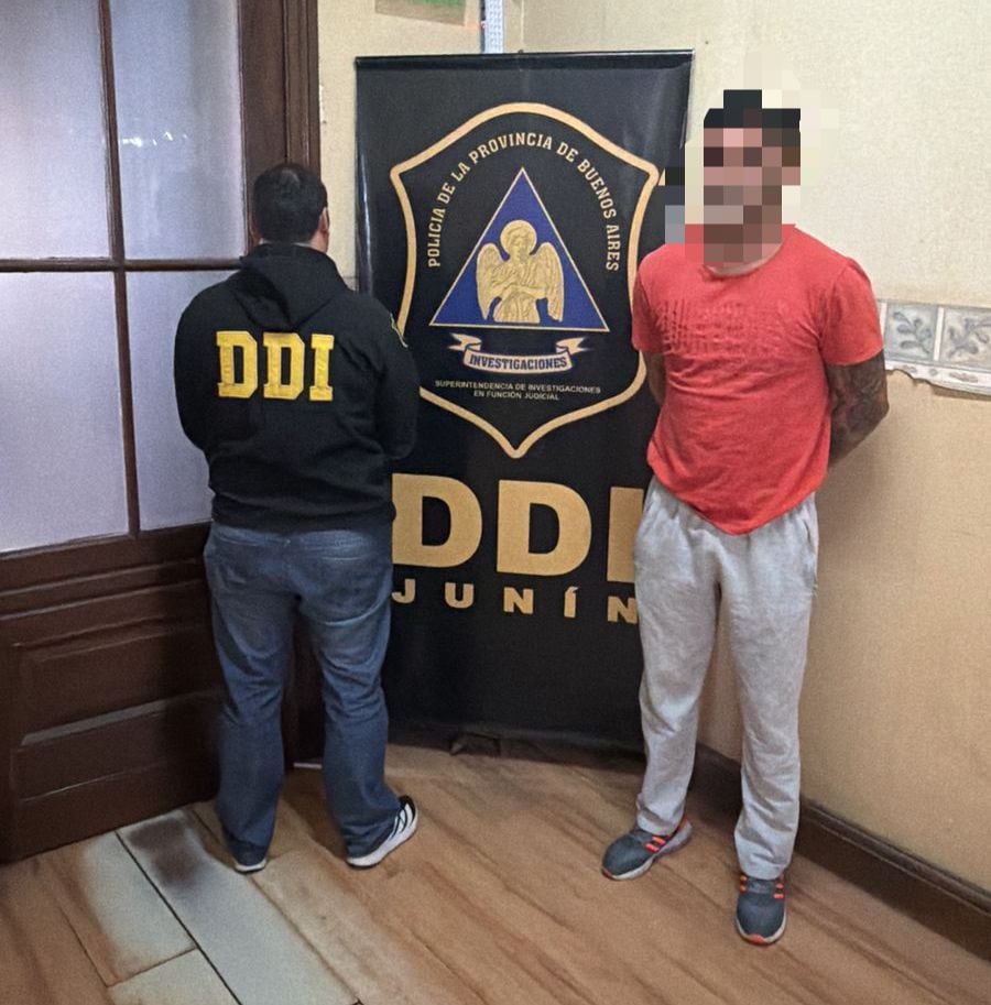 Diego Martín Durán fue detenido por la DDI de Junín