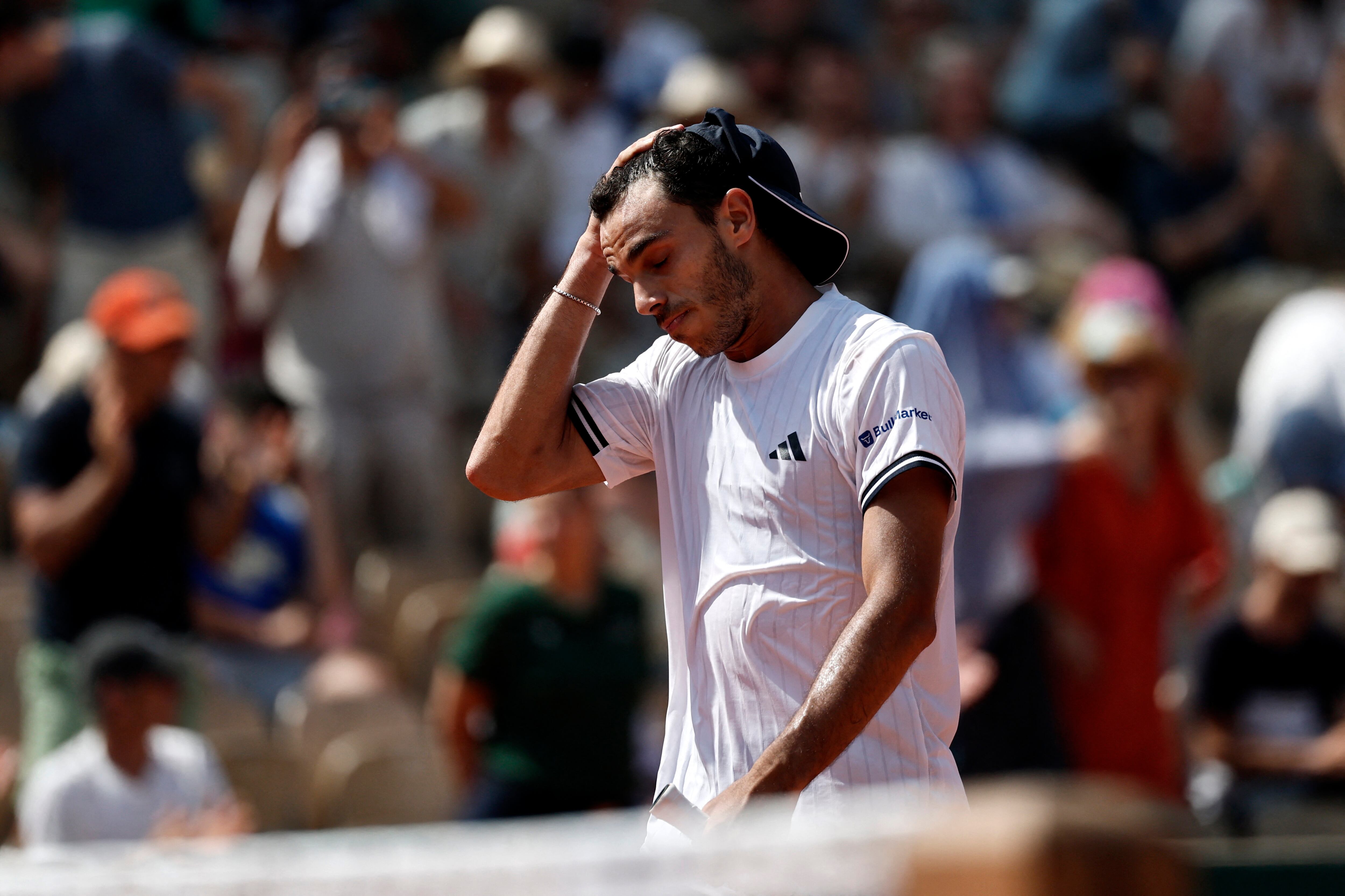 Francisco Cerúndolo se despidió en la tercera ronda de Roland Garros (Crédito: REUTERS/Benoit Tessier)