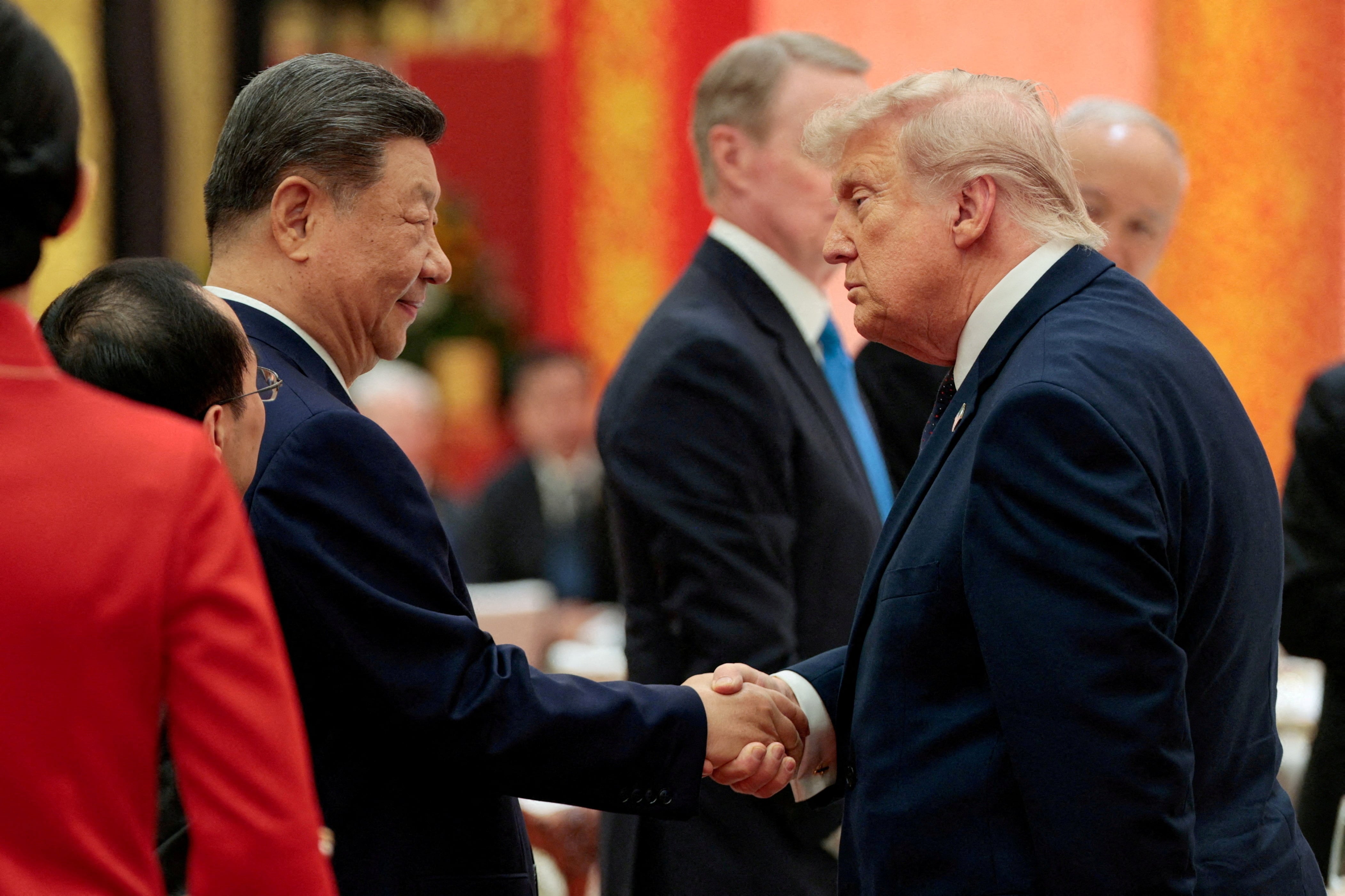 Donald Trump y Xi Jinping se reúnen en un segundo día de conversaciones en Beijing