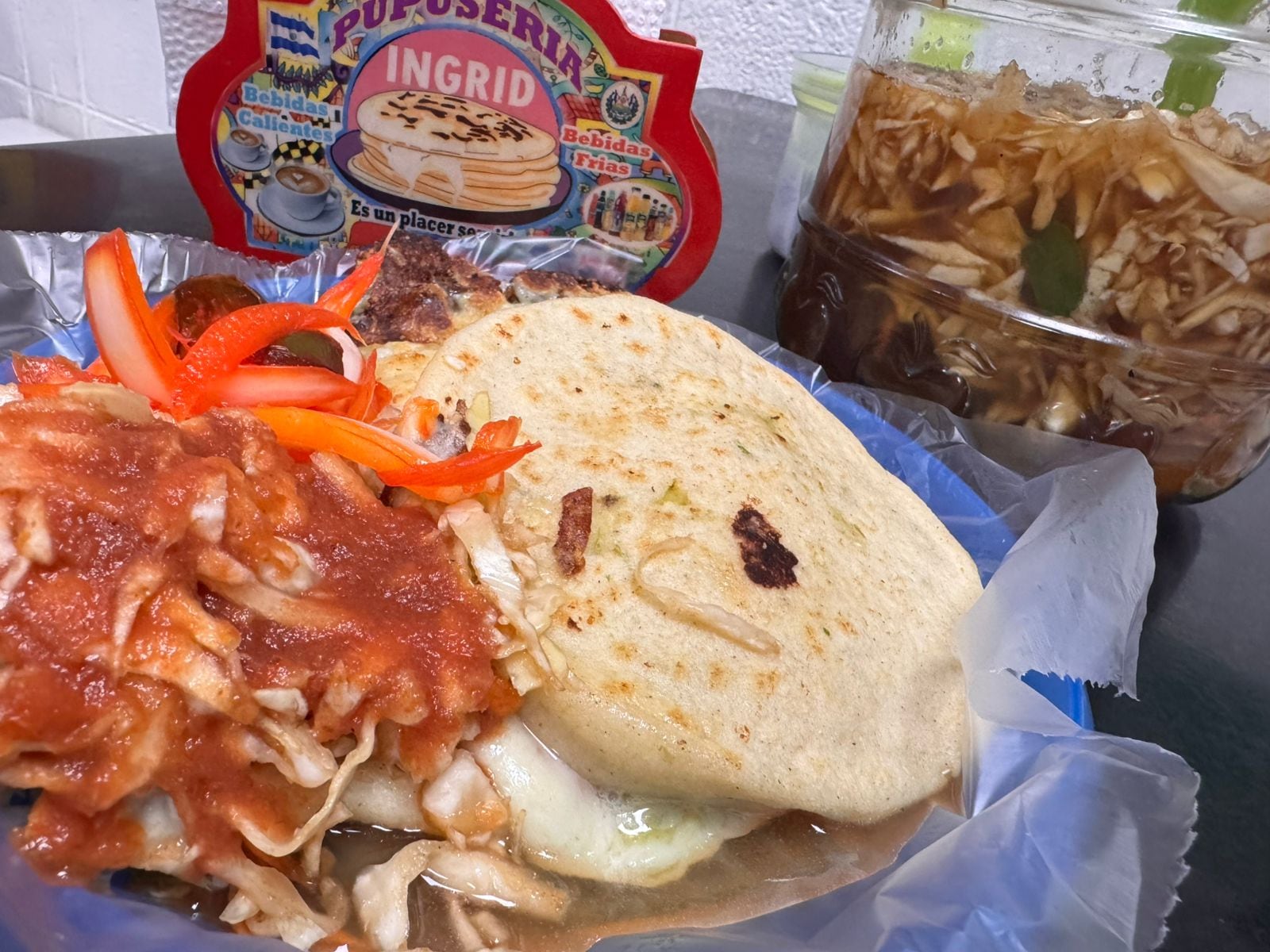 El Vapor de la Pupusa simboliza el arraigo de la tradición de Olocuilta y El Salvador. (Foto: Henry Heredia / Infobae)