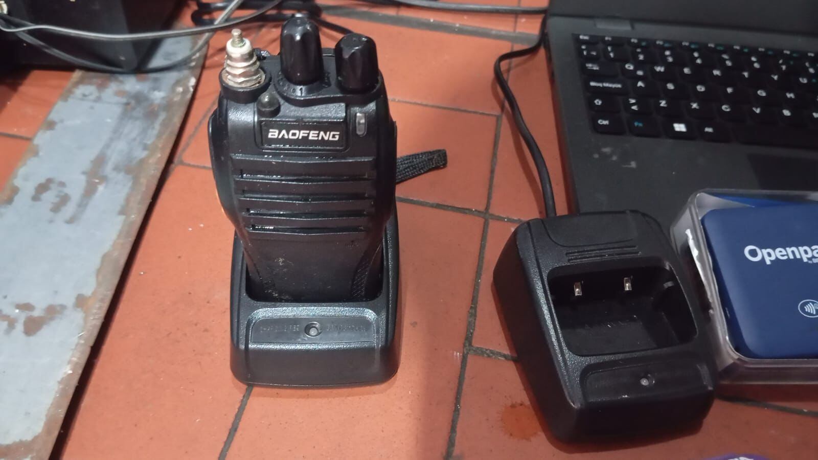 Los walkie talkies secuestrados