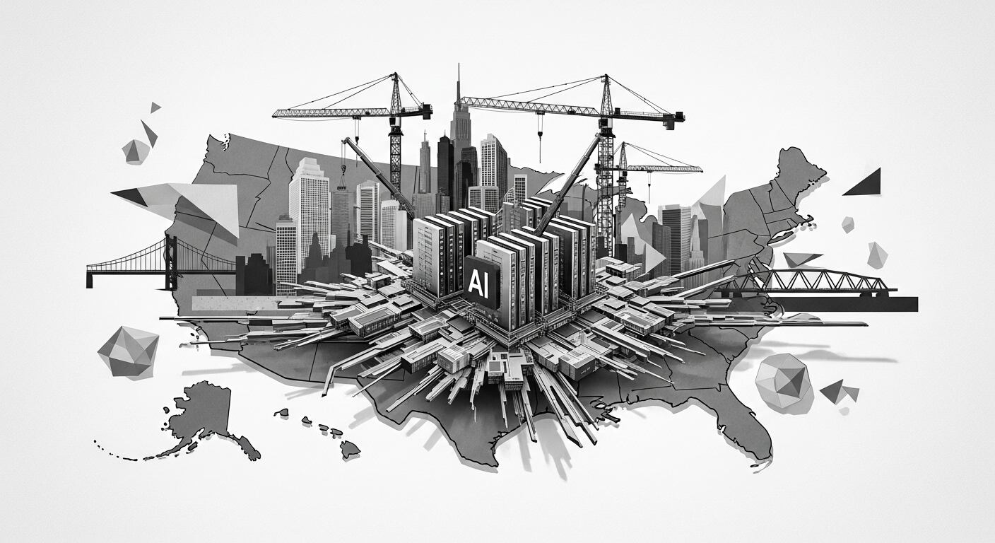 Las principales preocupaciones sobre los centros de datos de IA incluyen el alto consumo de agua y electricidad, y el posible aumento del tráfico local. (Imagen Ilustrativa Infobae)