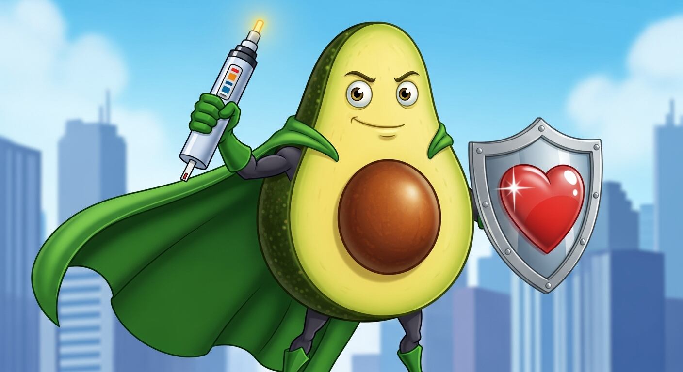 La palta ayuda a mantener estables los niveles de glucosa gracias a su bajo contenido de azúcar y su aporte de fibra y grasas saludables (Imagen Ilustrativa Infobae)