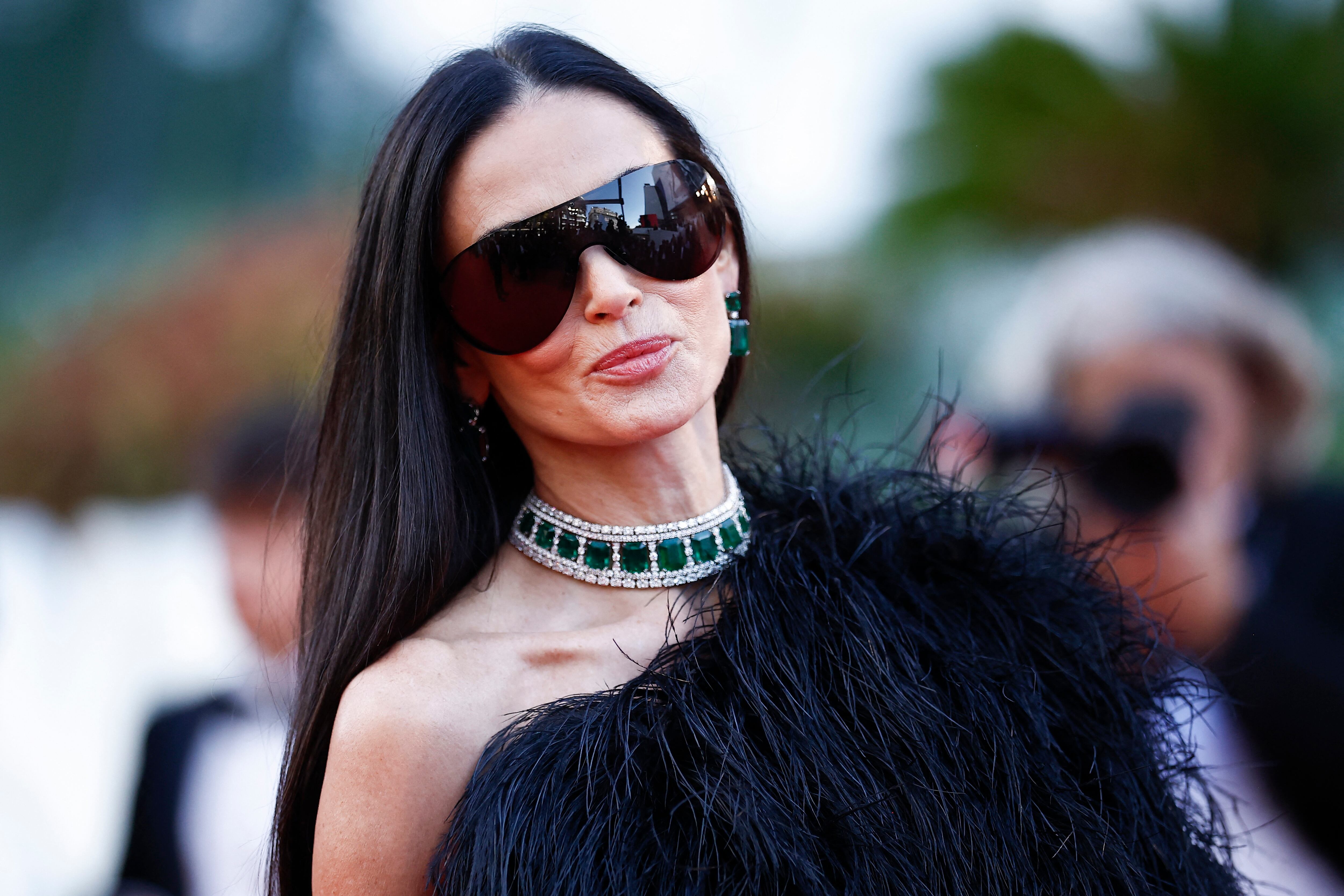 “Luchar contra ello es librar una batalla perdida”, sentenció Demi Moore (REUTERS/Sarah Meyssonnier)