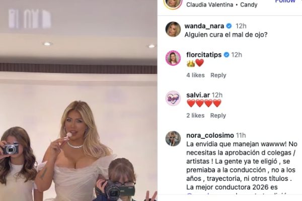 El desafiante mensaje de Wanda Nara luego de su gran noche en los Martín Fierro: “¿Alguien cura el mal de ojo?»