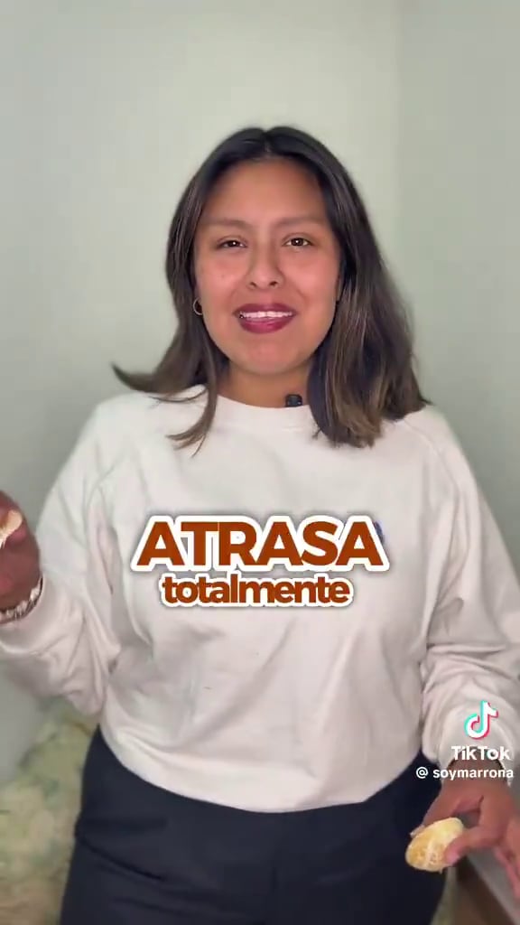 La tiktoker Fati Tejada, conocida en la red social como Soymarrona y militante antirrasista, cuestionó los dichos de la conductora (TikTok/ Soymarrona)