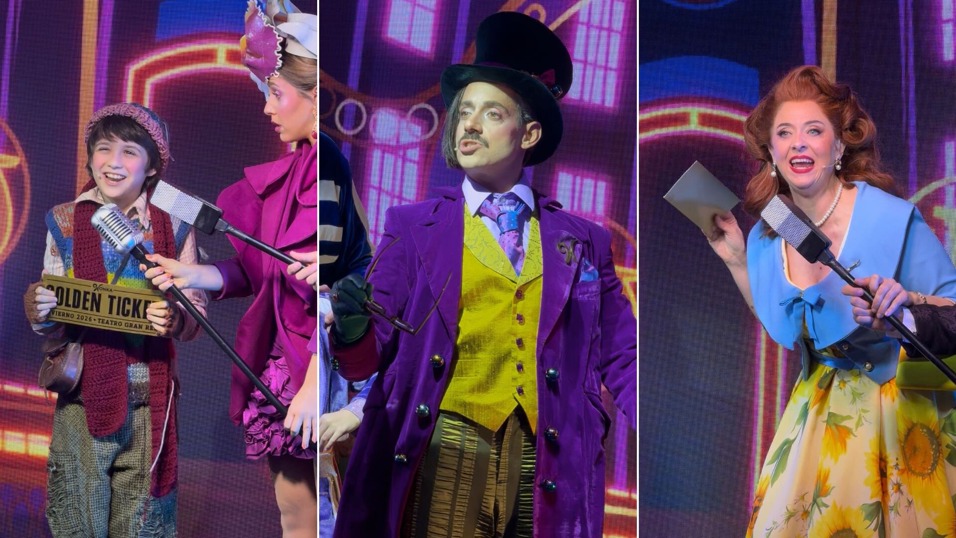 Willy Wonka invadió calle Corrientes: el adelanto de Charlie y la fábrica de chocolate a pura magia y canto