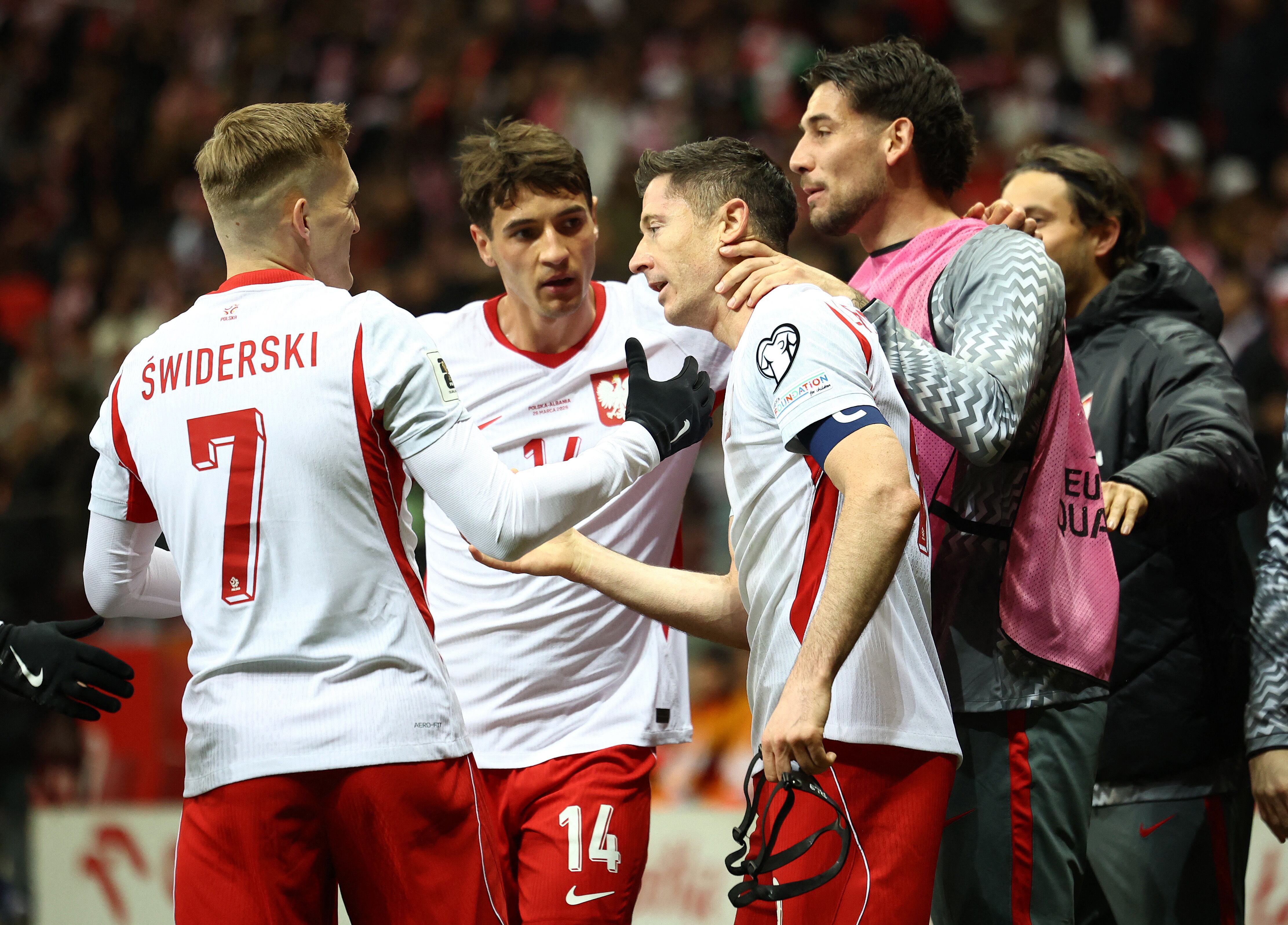 Polonia, otra de las potencias que se quedó sin Mundial tras perder el repechaje ante Suecia (REUTERS/Kacper Pempel)