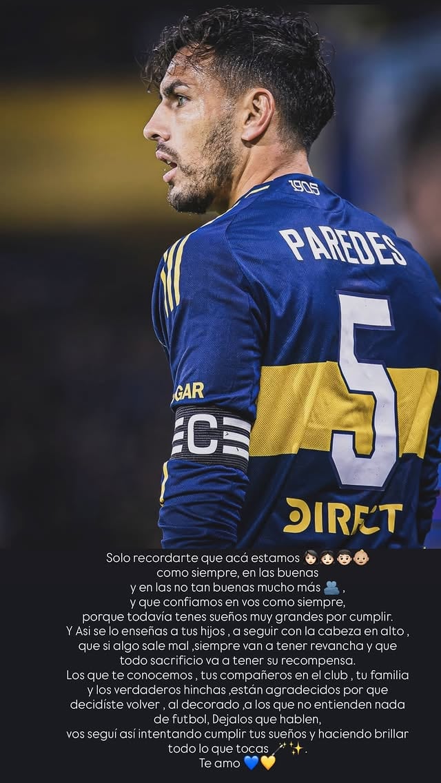El durísimo posteo de Camila Galante por las críticas a su esposo, Leandro Paredes