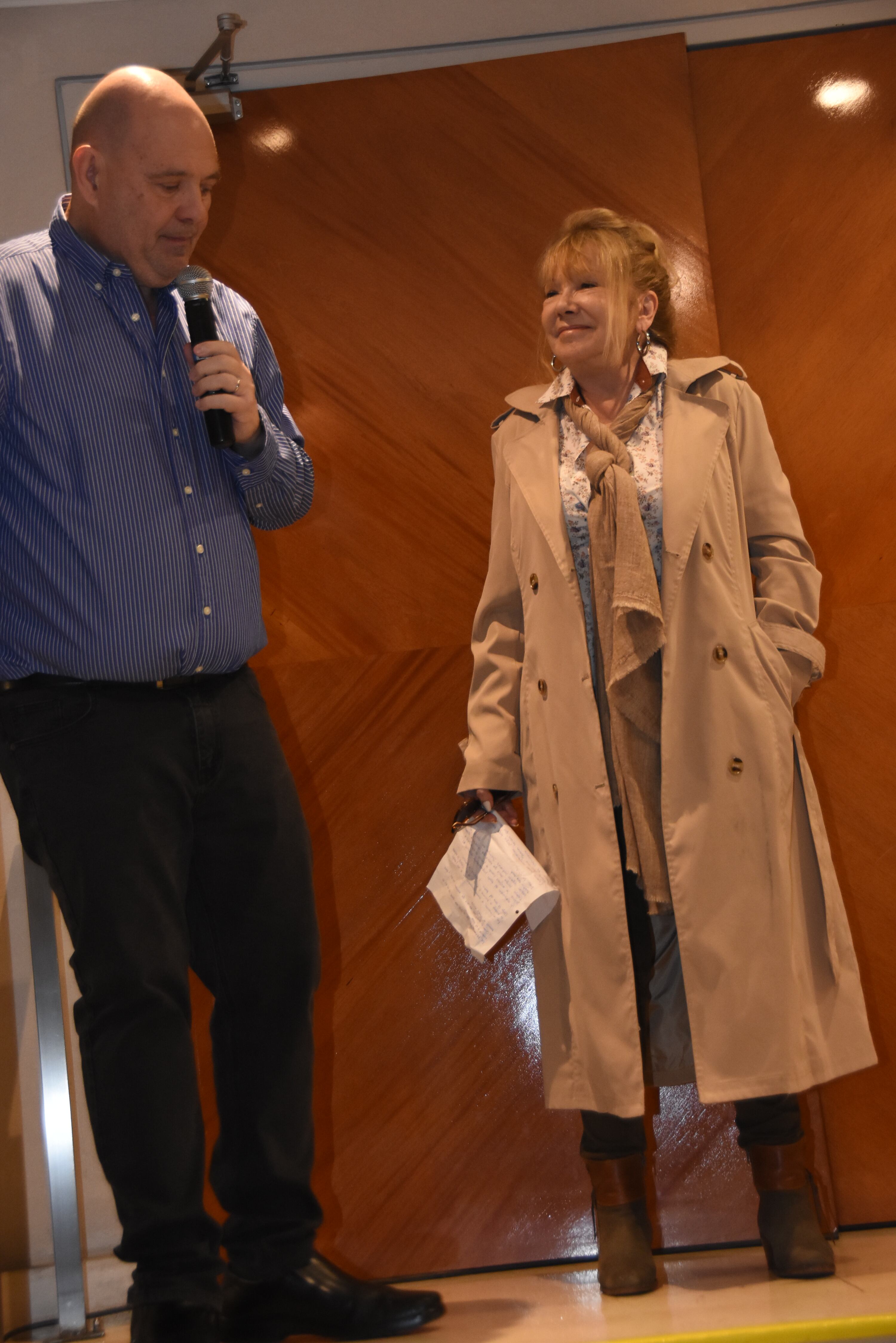Carlos Rottemberg junto a Soledad Silveyra