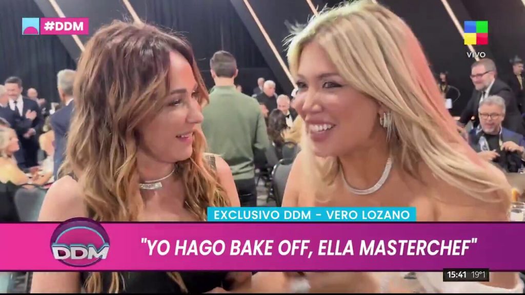El filoso encuentro de Vero Lozano con Wanda Nara en los Martín Fierro: “¿Podés ser generosa una vez en tu vida”