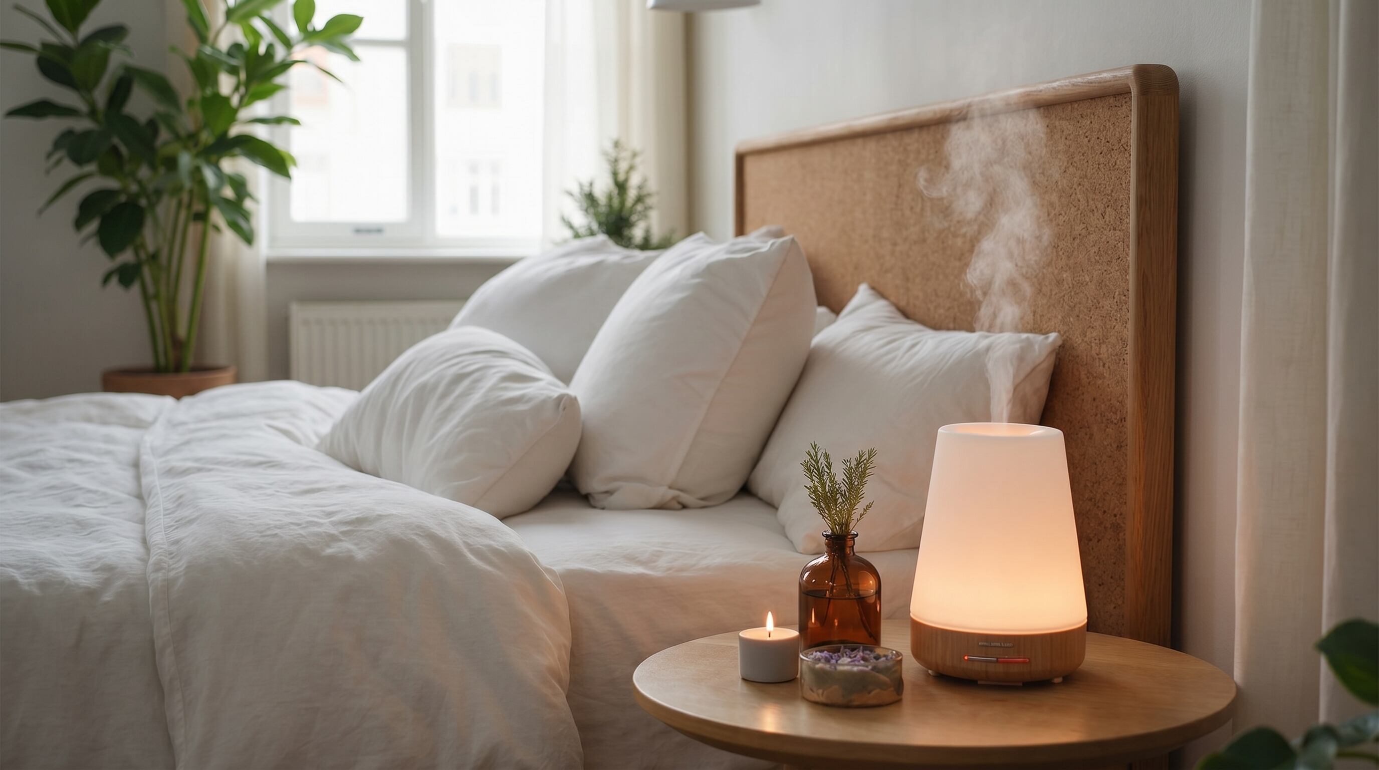 La bruma fría generada por el humidificador ultrasónico mejora el bienestar de personas y plantas en el hogar. (Imagen Ilustrativa Infobae)