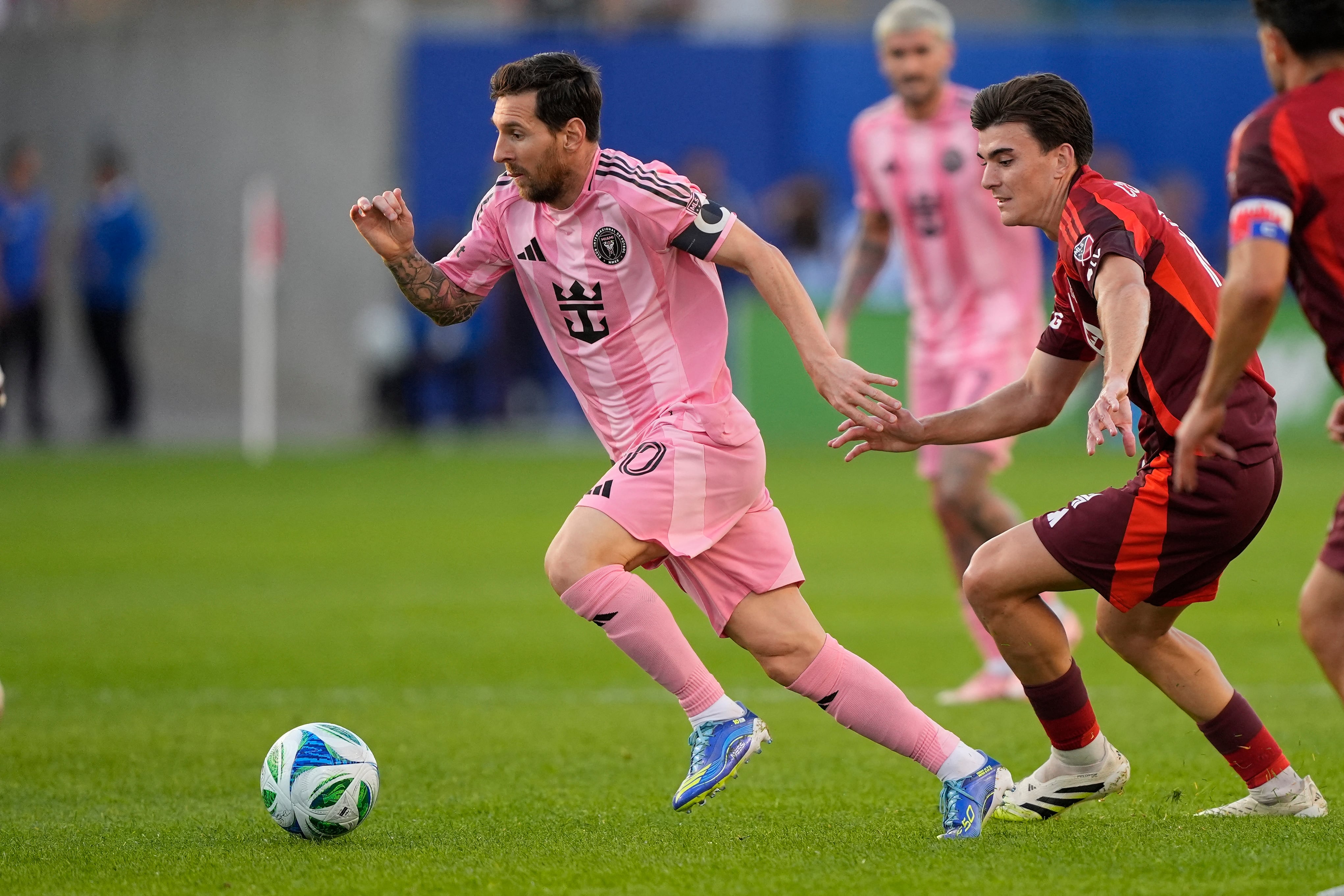 Lionel Messi volverá a presentarse en Canadá frente al Toronto FC (John E. Sokolowski-Imagn Images)