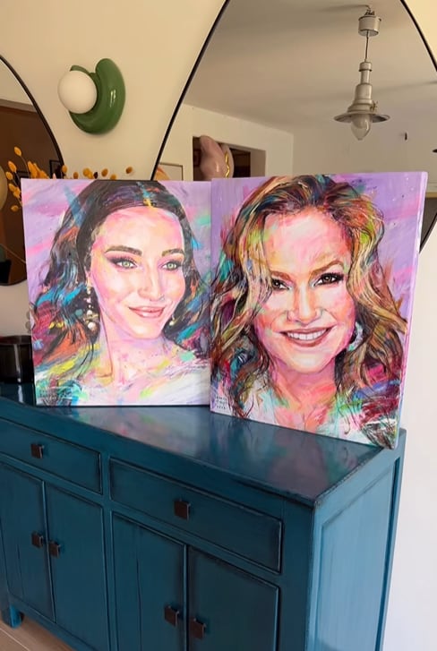 Los retratos de madre e hija en su festejo de cumpleaños